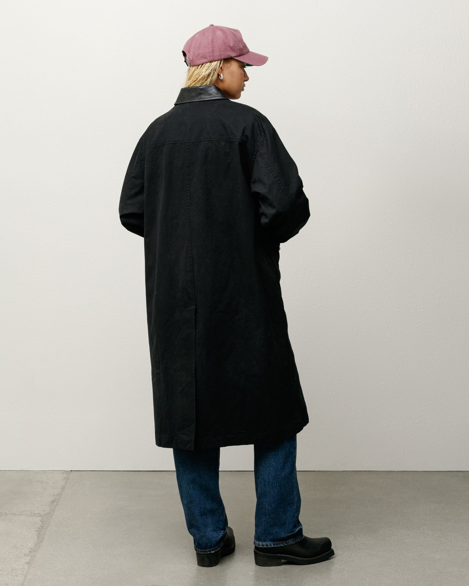 Duster Coat – Black | Outerwear | Stüssy UK
