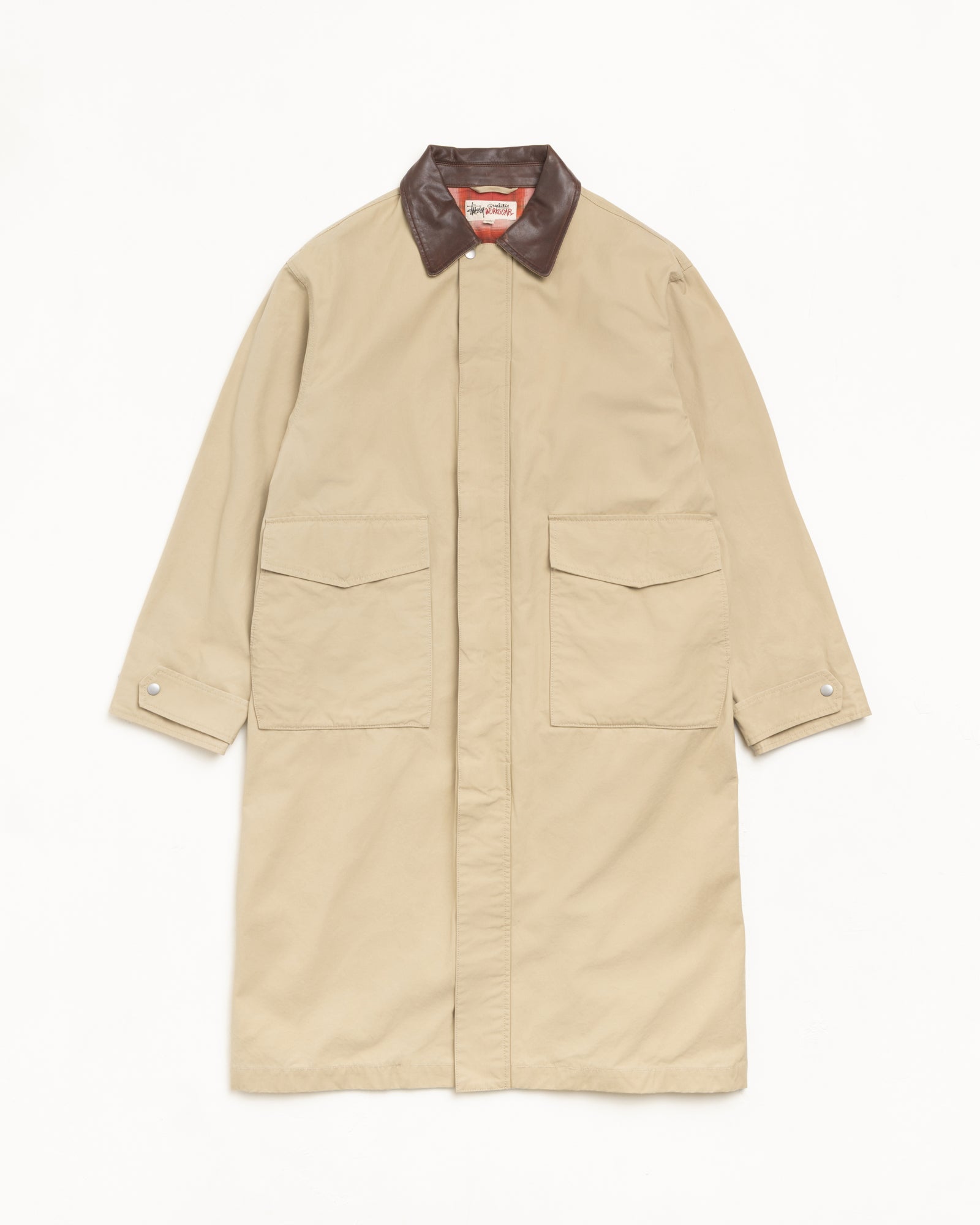 Duster Coat - Khaki | Outerwear | Stüssy UK