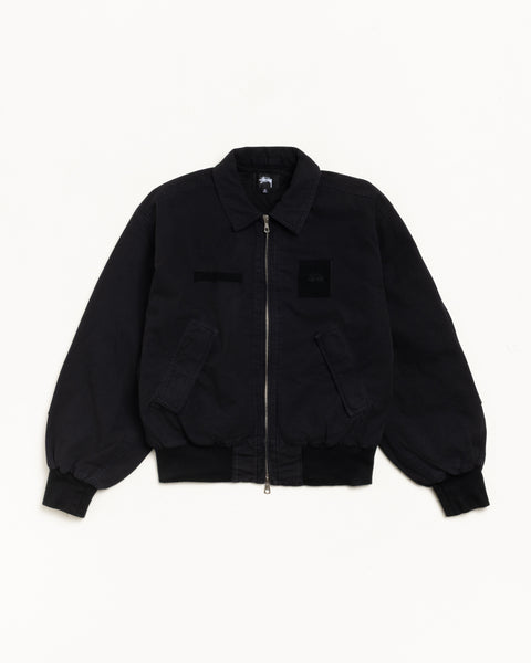 Flight Bomber – Black | Outerwear | Stüssy UK