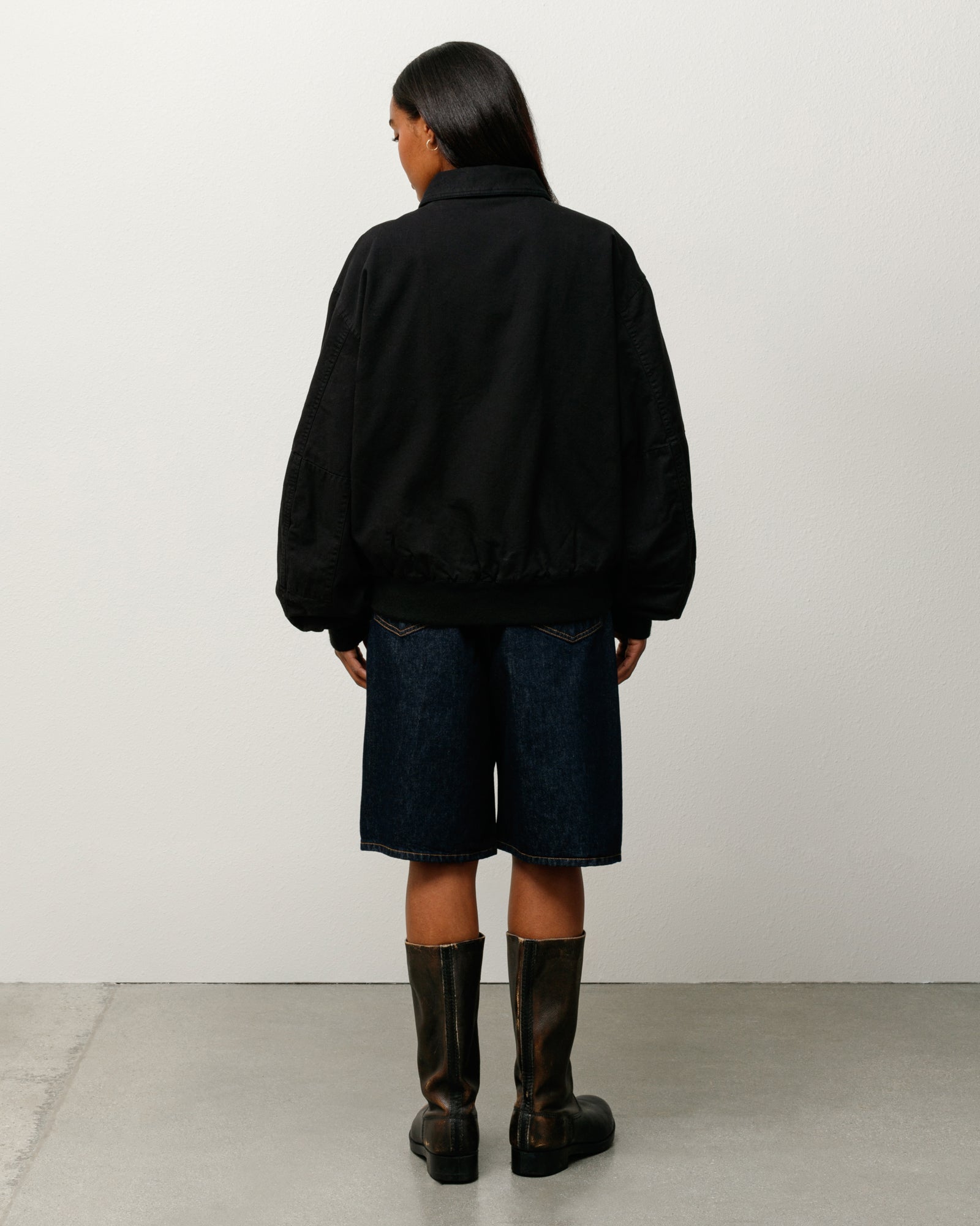 Flight Bomber – Black | Outerwear | Stüssy UK