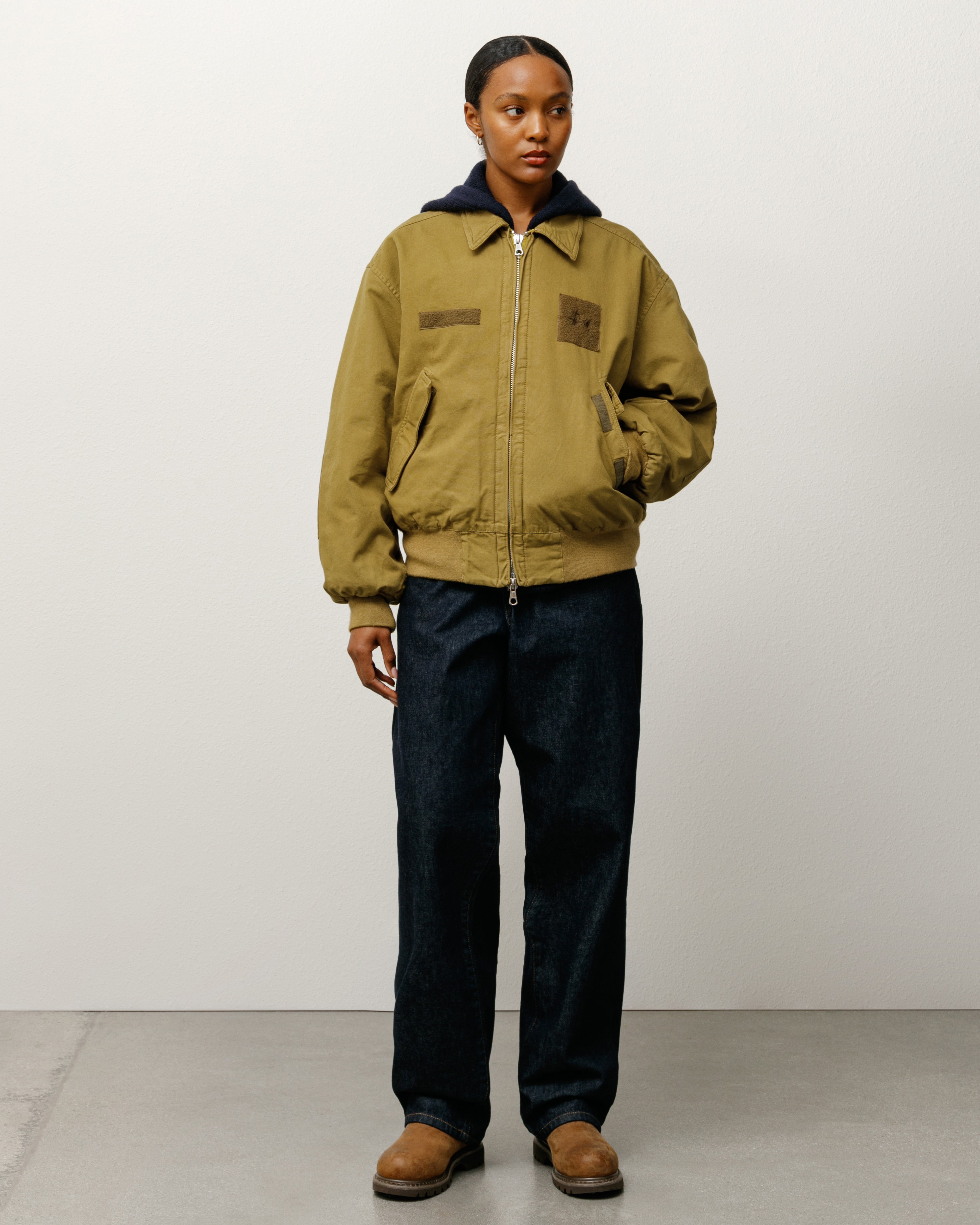 ジャケット・アウター STUSSY FLIGHT BOMBER yellow Size L Flight Bomber – Golden Olive | Outerwear | Stüssy UK