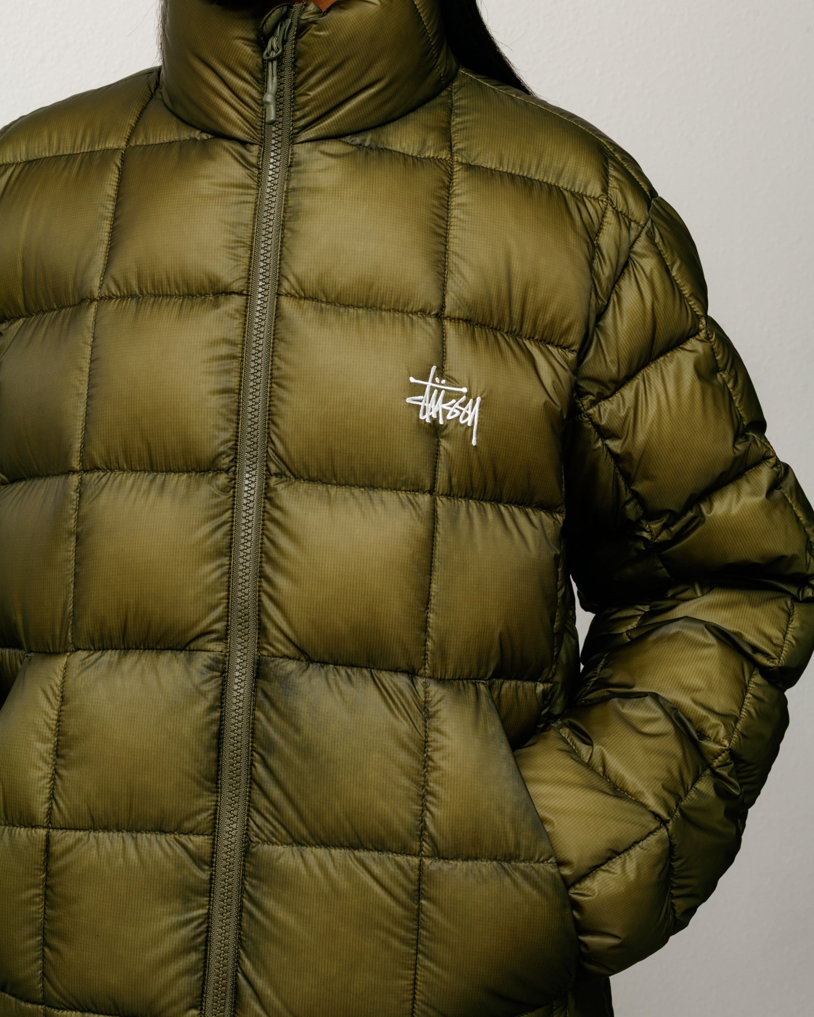 Midweight Puffer – Olive | Outerwear | Stüssy UK