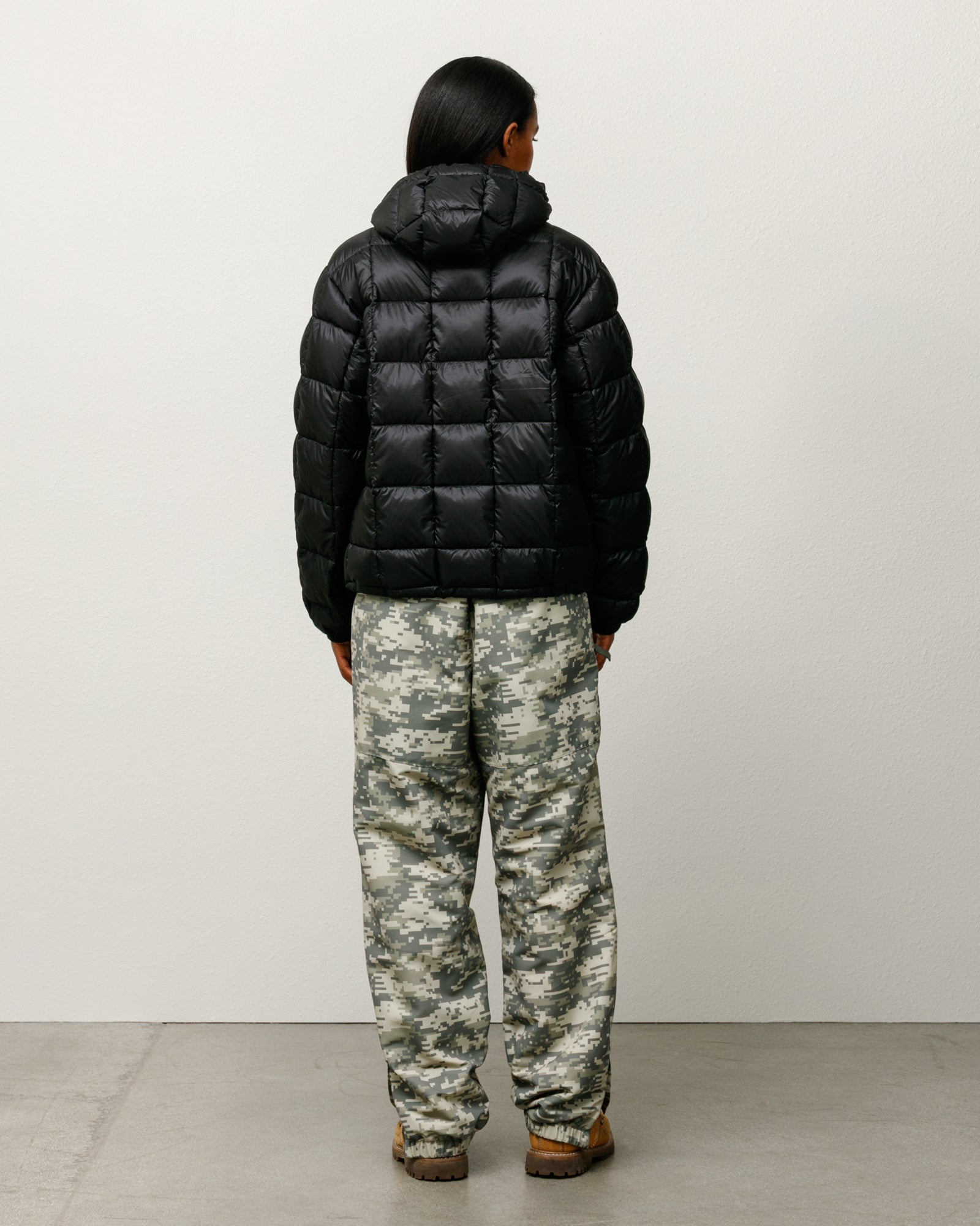 Midweight Hooded Puffer – Black | Outerwear | Stüssy UK