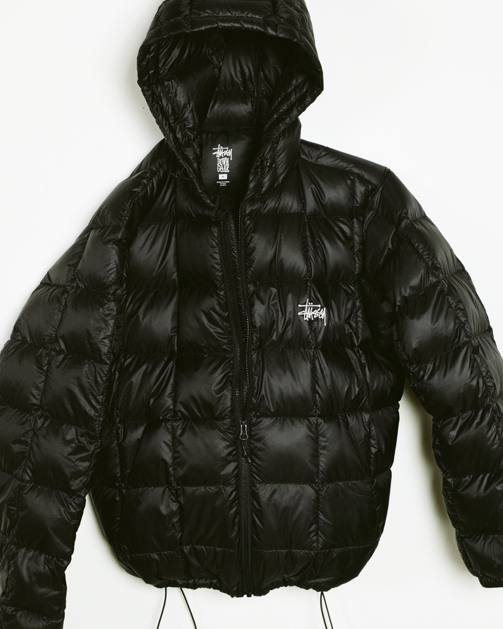 Midweight Hooded Puffer - Black | Outerwear | Stüssy UK