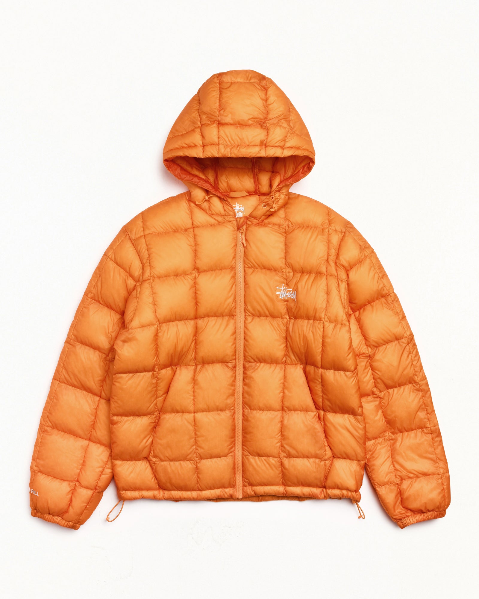 Midweight Hooded Puffer - Orange | Outerwear | Stüssy UK