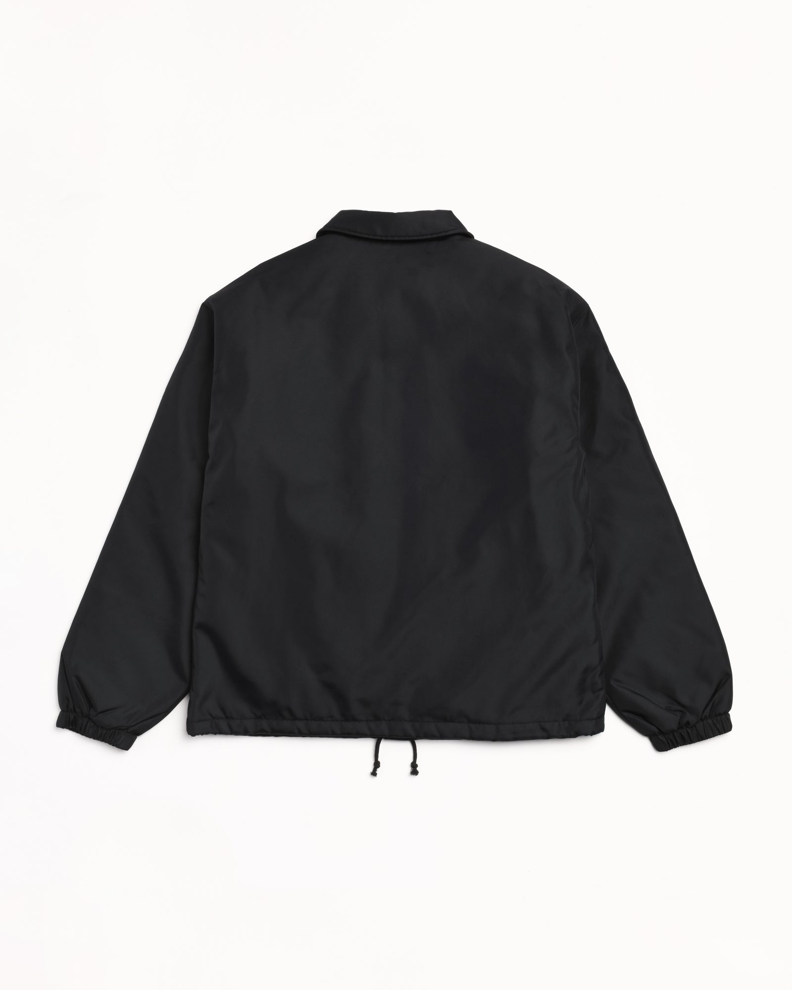 Coaches Jacket Mens Long Sleeve In Black