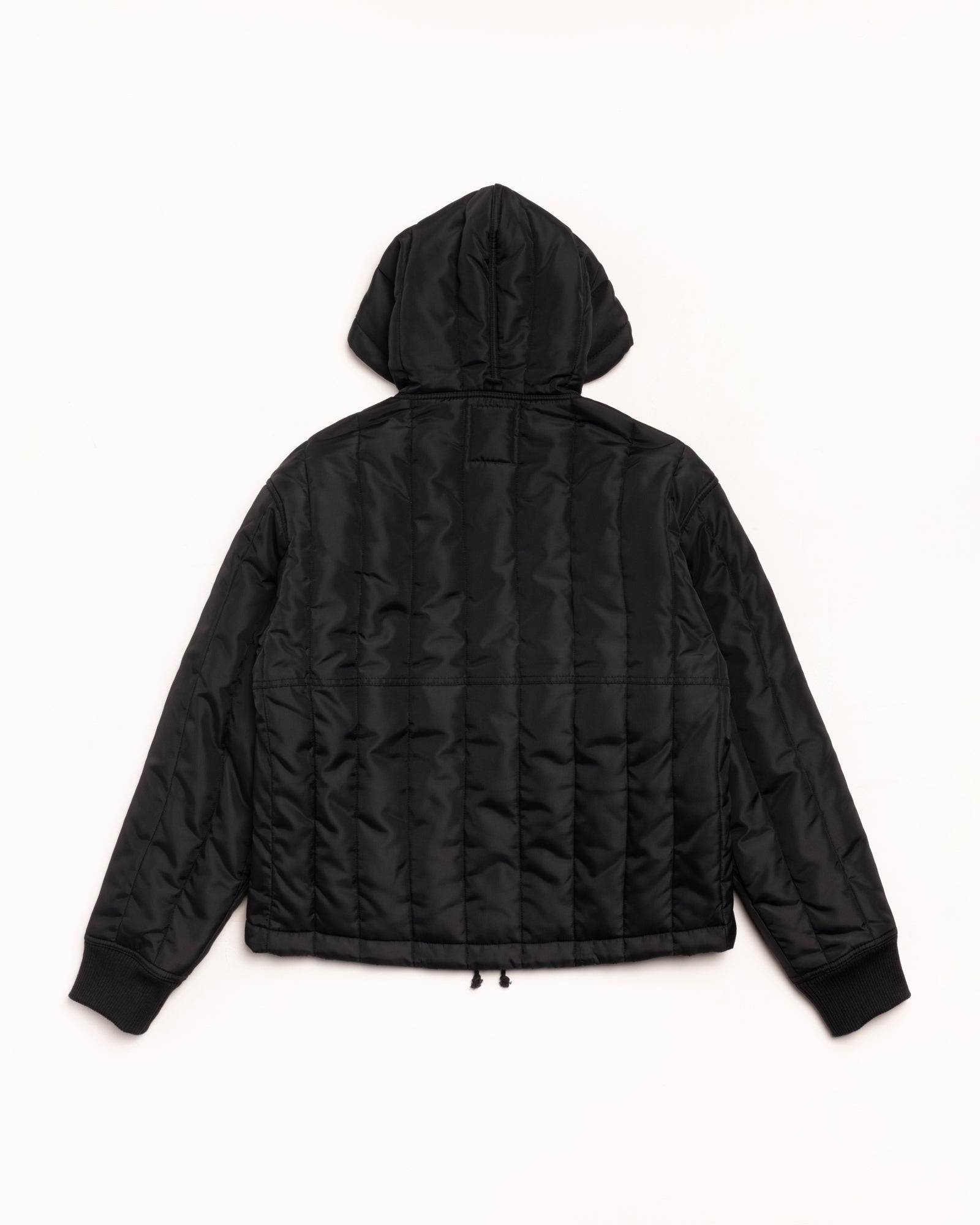 Quilted Nylon Work Jacket – Black | Outerwear | Stüssy UK