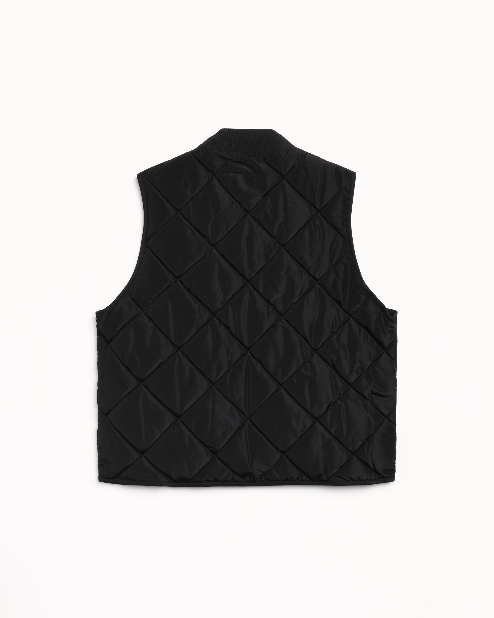 Thermal Lined Quilted Vest – Black | Outerwear | Stüssy UK