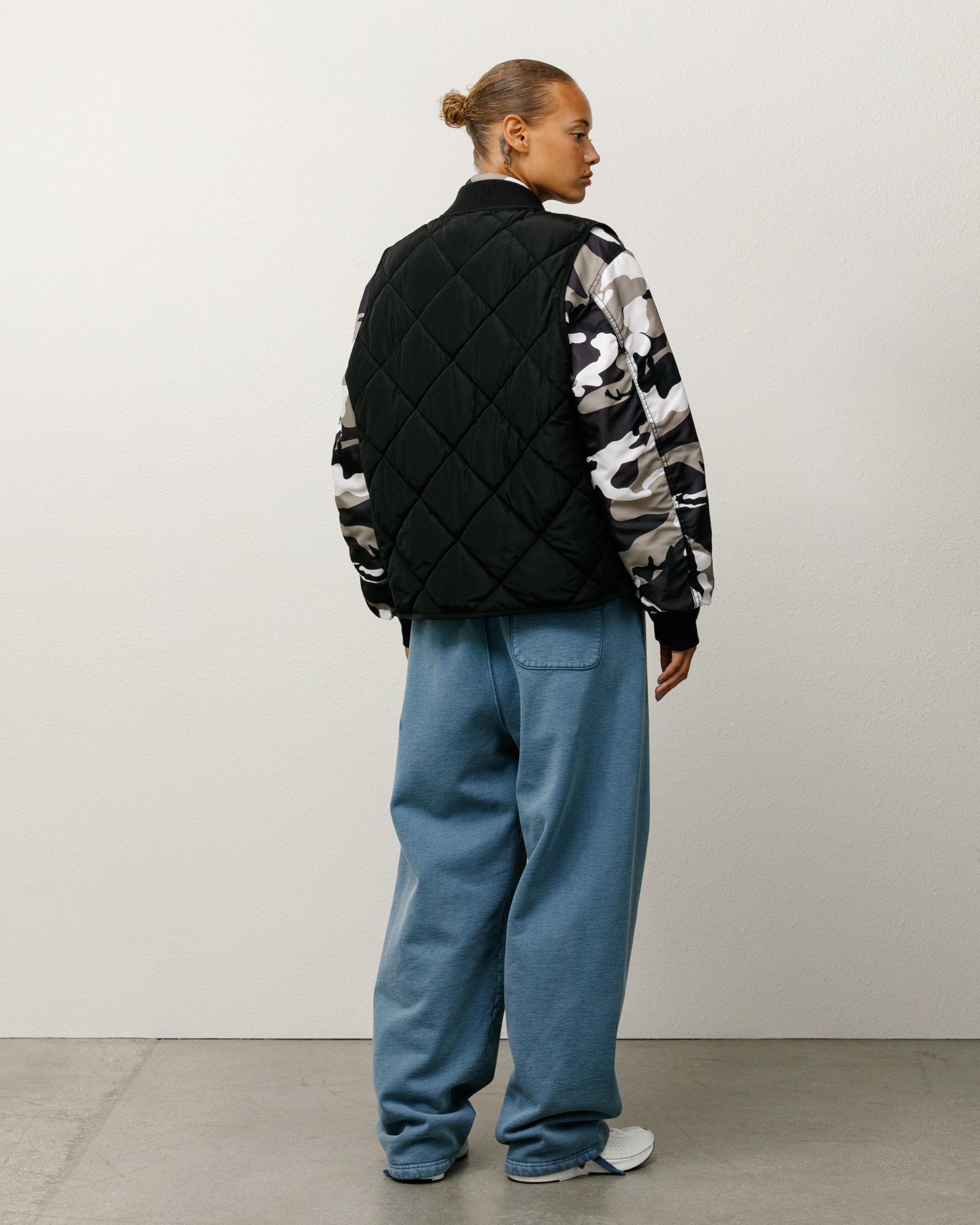 Thermal Lined Quilted Vest – Black | Outerwear | Stüssy UK