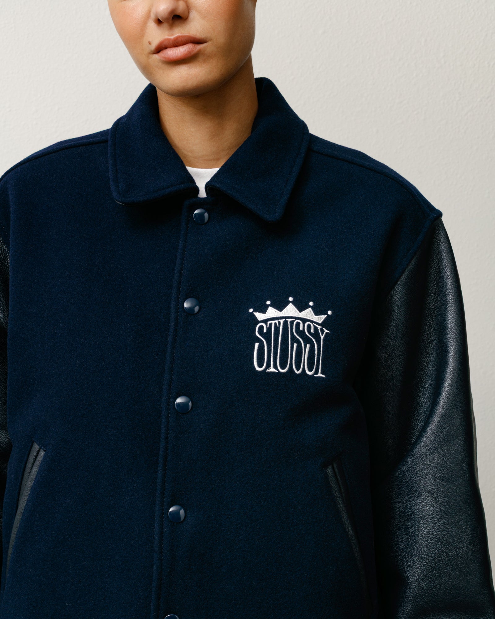 King Varsity Mens Long Sleeve In Navy