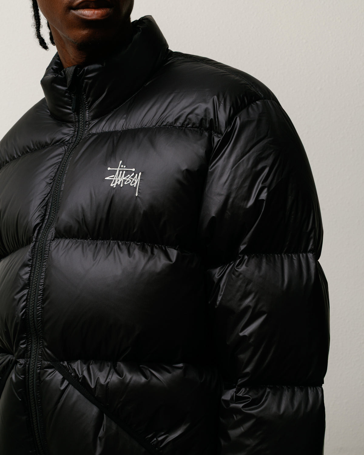 Micro Ripstop Down Jacket – Jet Black | Outerwear | Stüssy UK