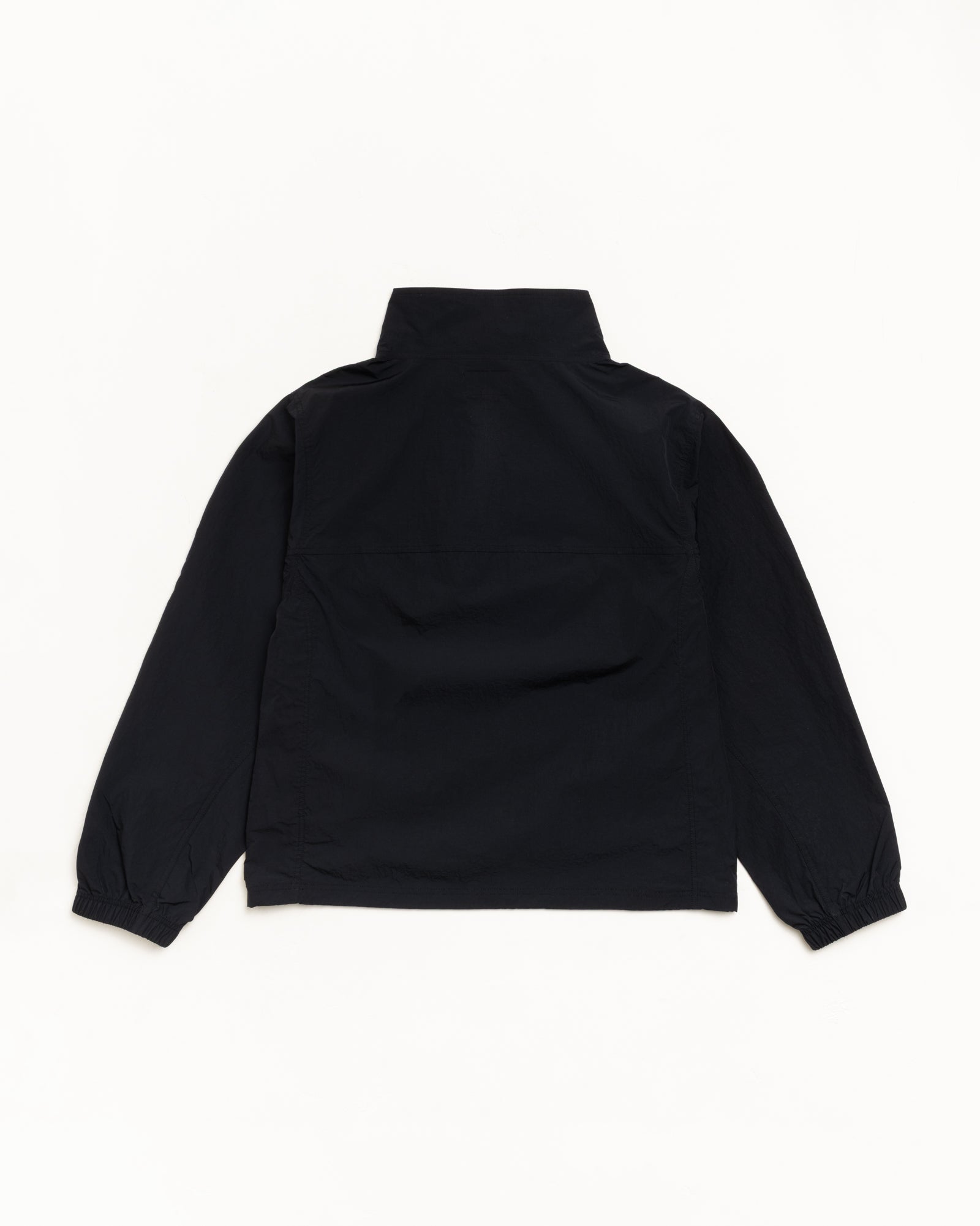 Warm Up Pullover – Black | Outerwear | Stüssy UK