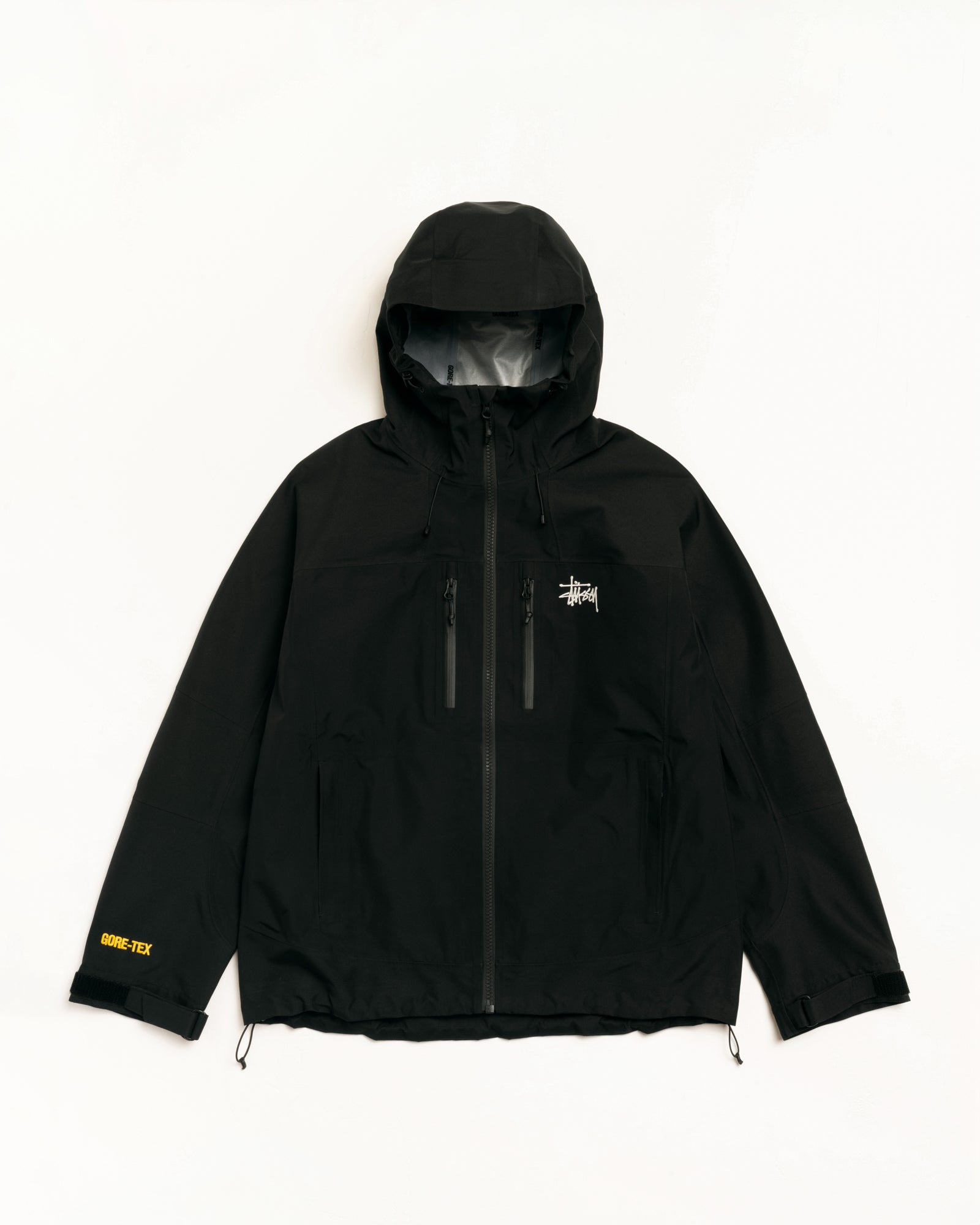 Gore-Tex® Guide Shell – Black | Outerwear | Stüssy UK