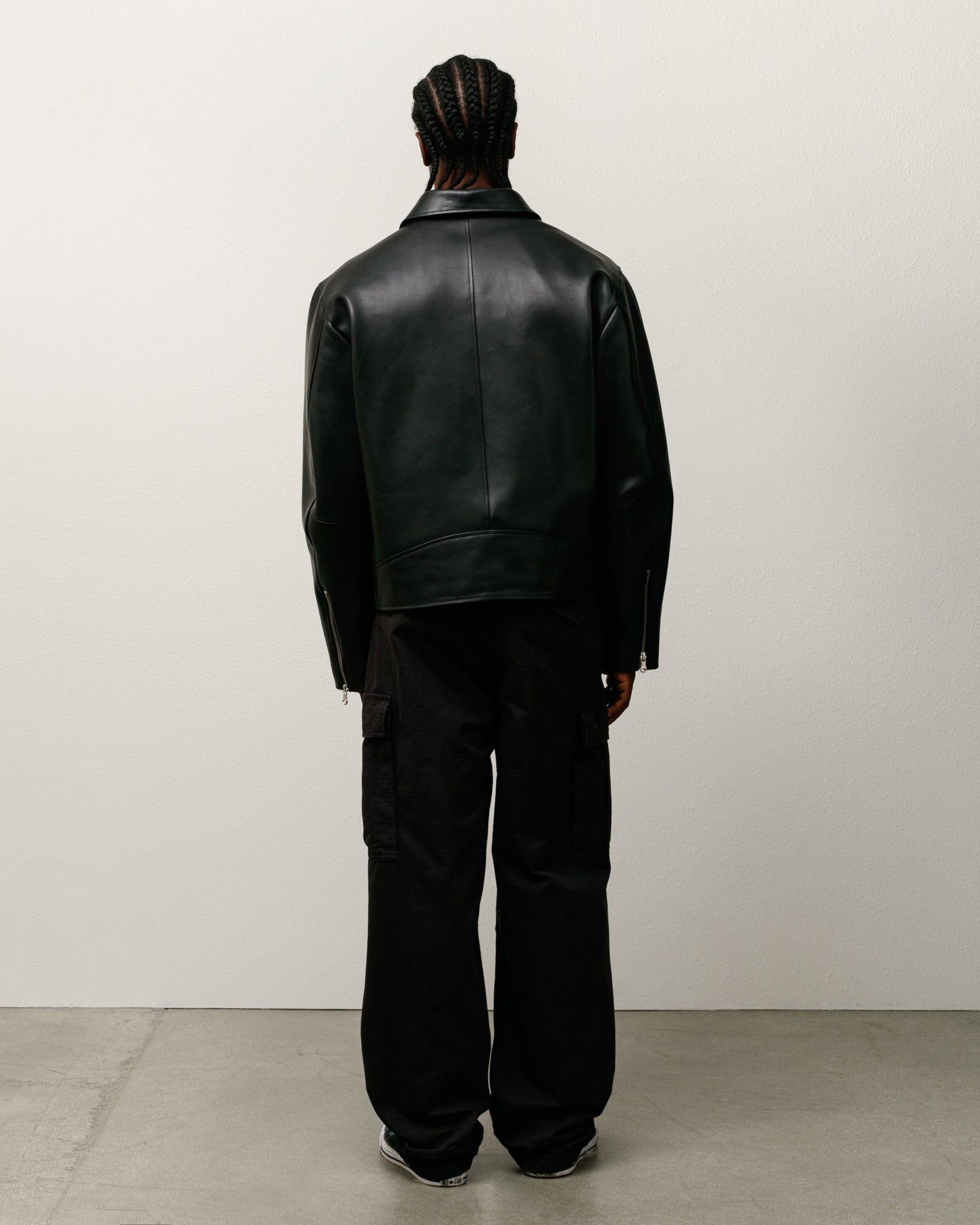 Biker Jacket – Black | Outerwear | Stüssy UK