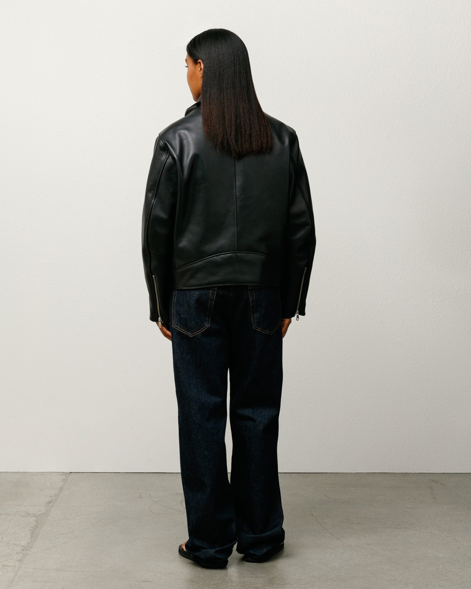 Biker Jacket – Black | Outerwear | Stüssy UK