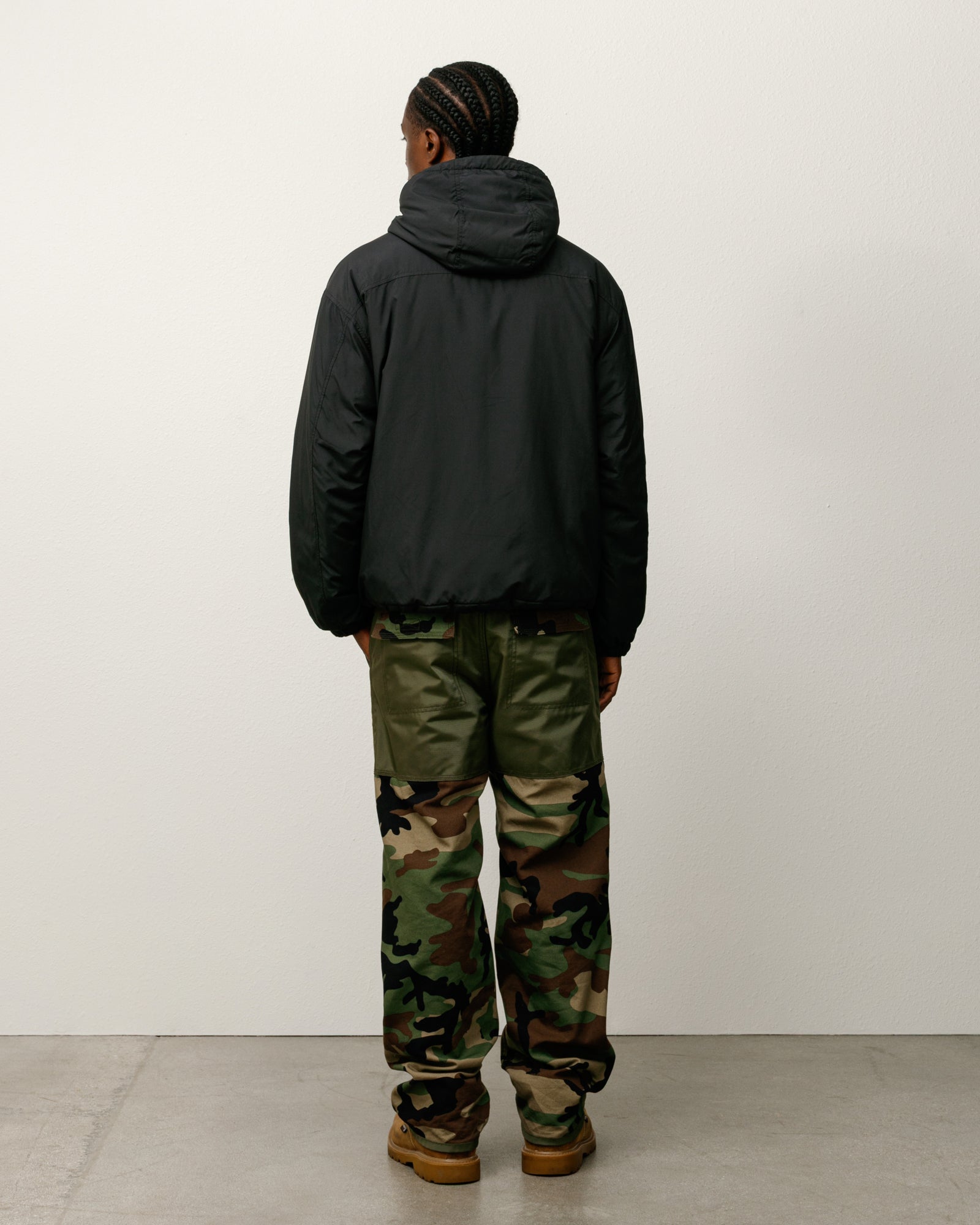 Insulated Hooded Jacket – Black | Outerwear | Stüssy UK
