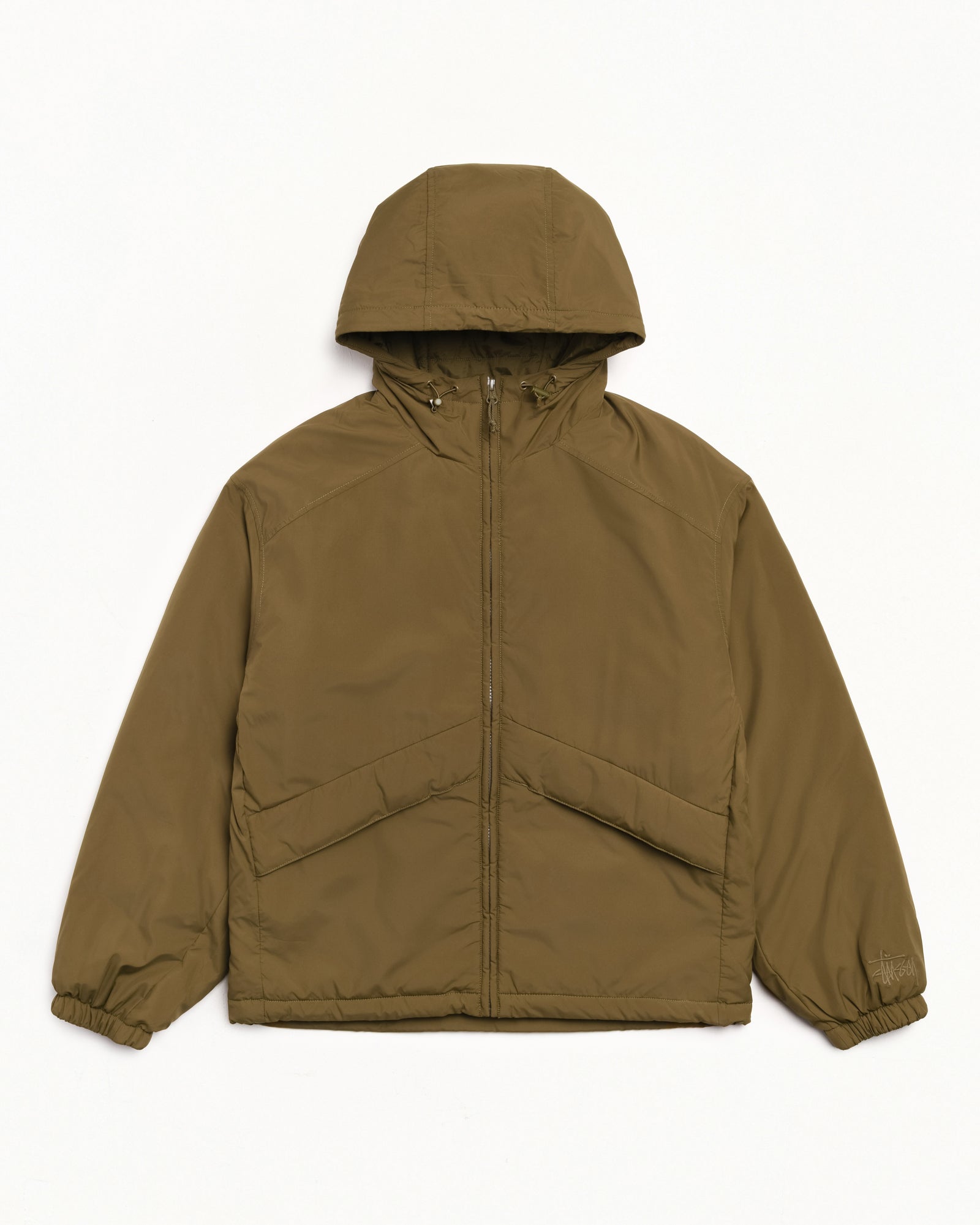 Insulated Hooded Jacket – Olive | Outerwear | Stüssy UK