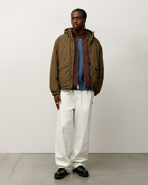 Insulated Hooded Jacket – Olive | Outerwear | Stüssy UK