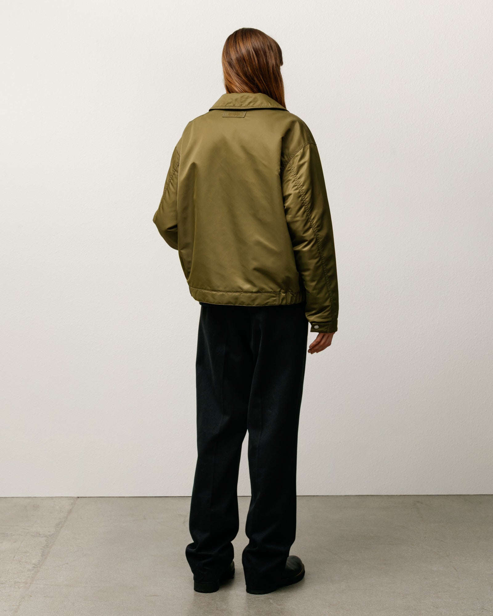 Pile Lined Zip Jacket – Olive | Outerwear | Stüssy UK