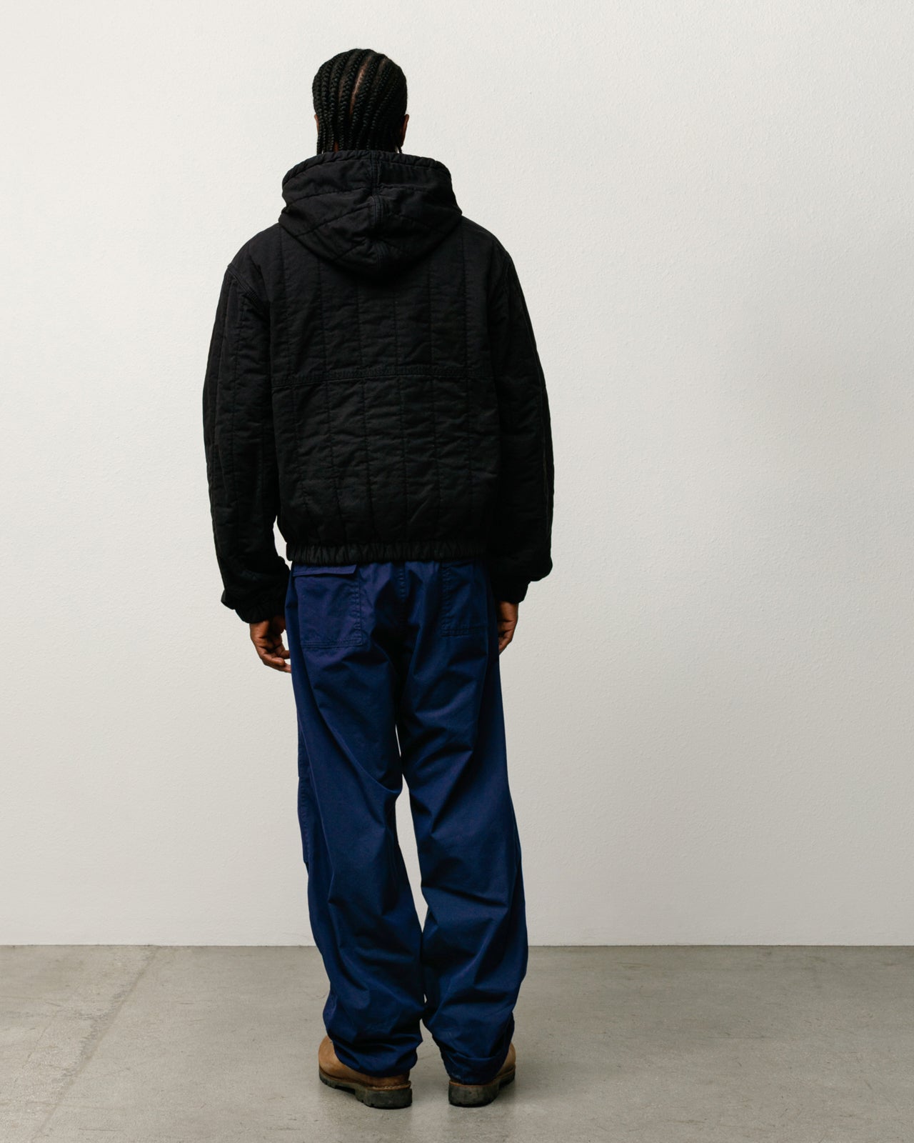 Quilted Canvas Work Jacket – Black | Outerwear | Stüssy UK