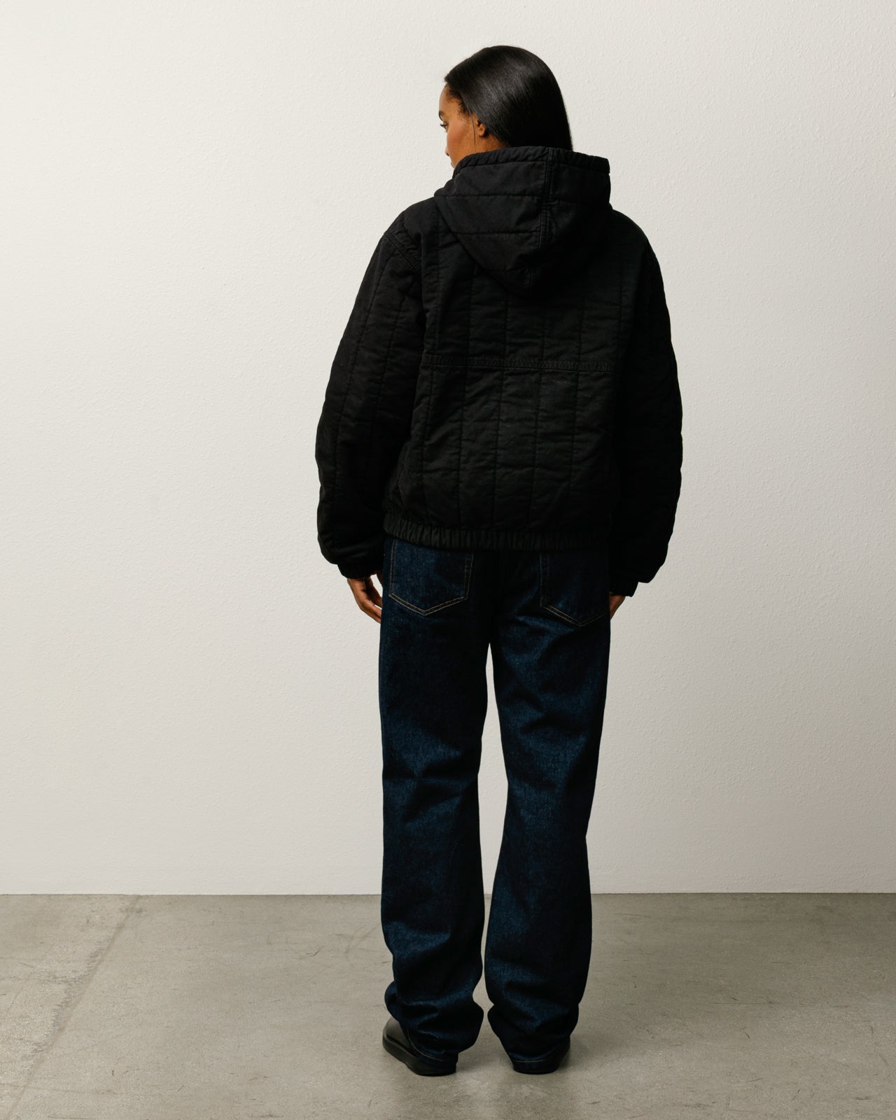 Quilted Canvas Work Jacket – Black | Outerwear | Stüssy UK