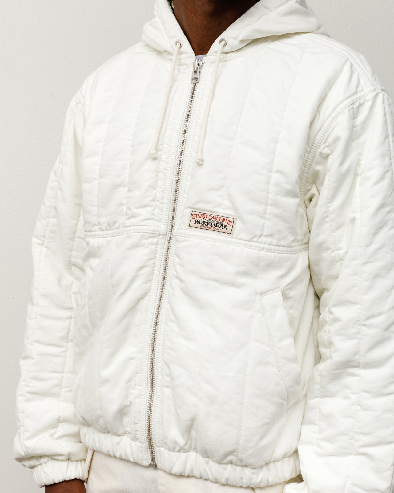 Quilted Canvas Work Jacket – Bone | Outerwear | Stüssy UK