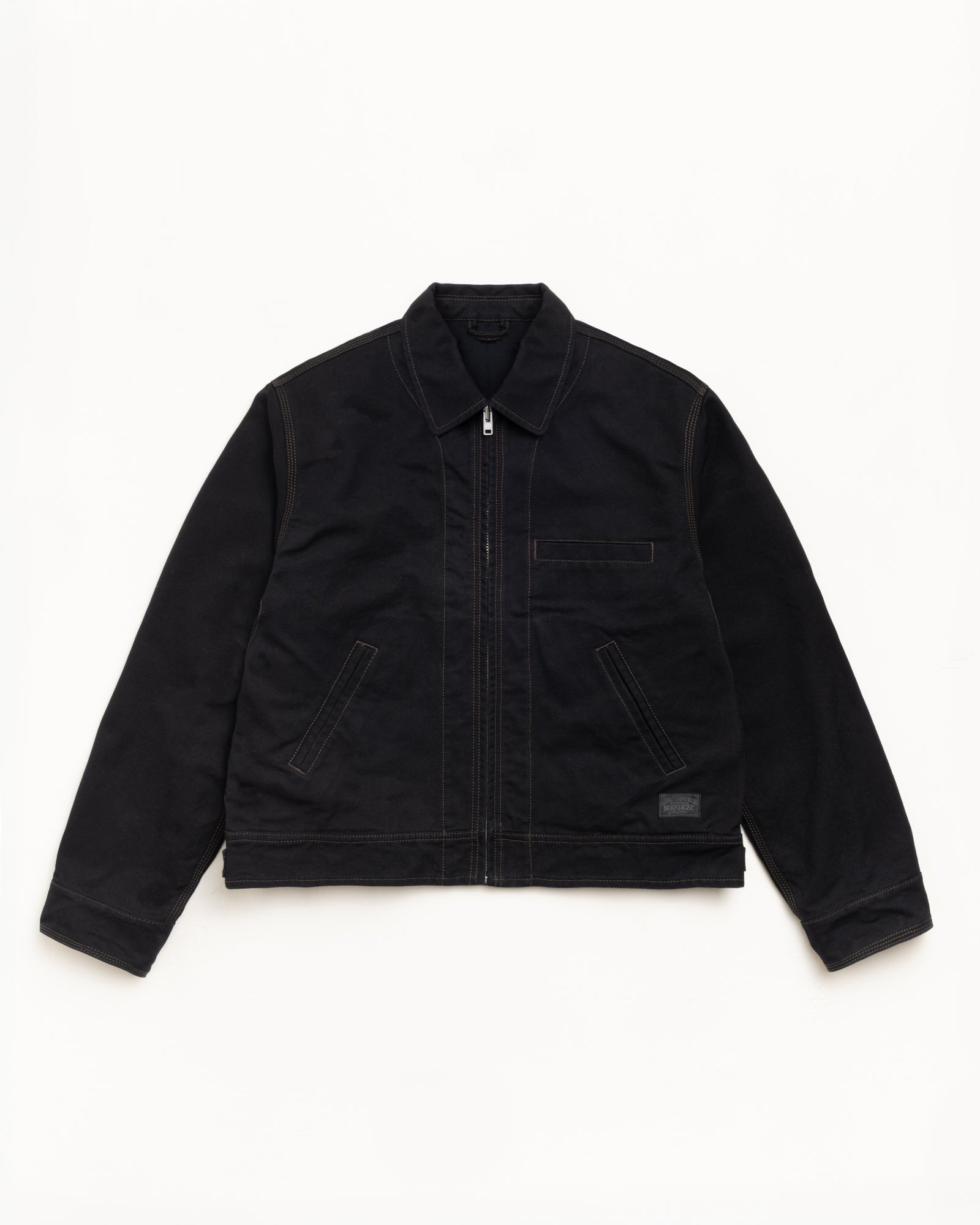 Work Jacket Collared – Black | Outerwear | Stüssy UK