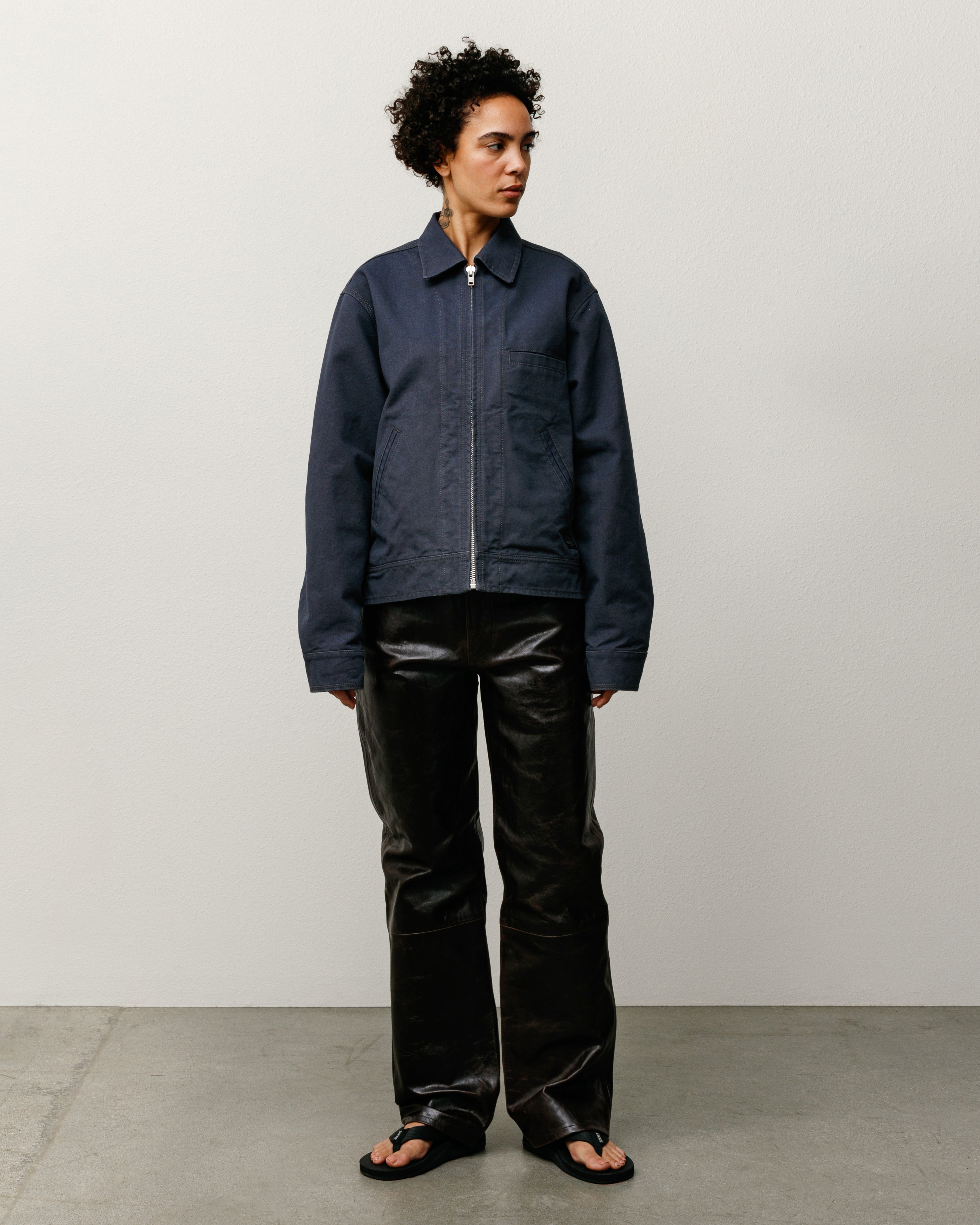 Work Jacket Collared – Blue | Outerwear | Stüssy UK
