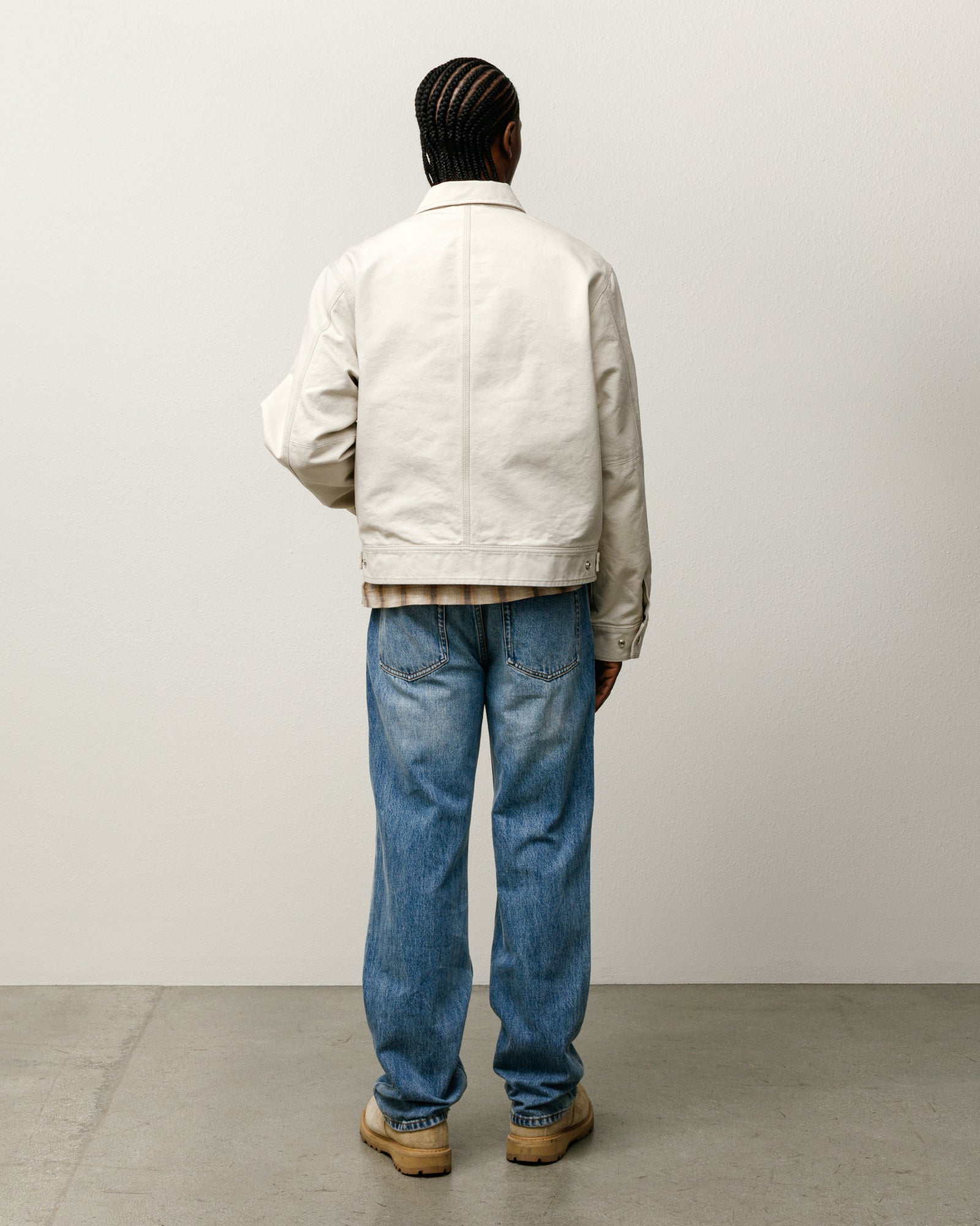 Work Jacket Collared – Stone | Outerwear | Stüssy UK