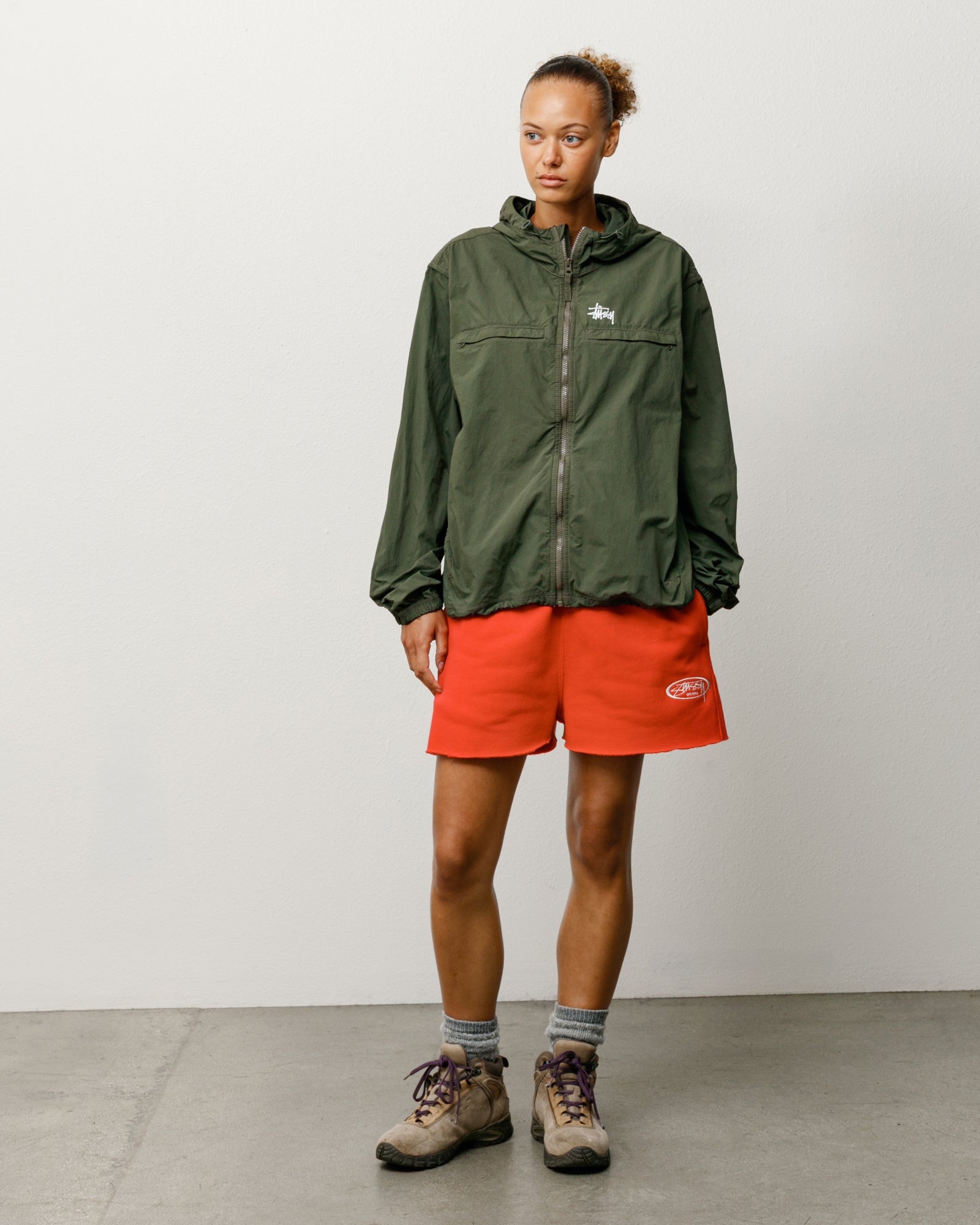 Lightweight Hooded Jacket – Olive | Outerwear | Stüssy UK