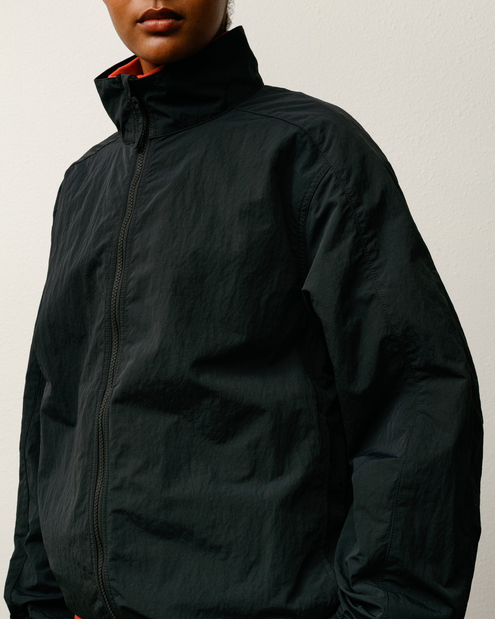 Lightweight Mock Jacket – Black | Outerwear | Stüssy UK
