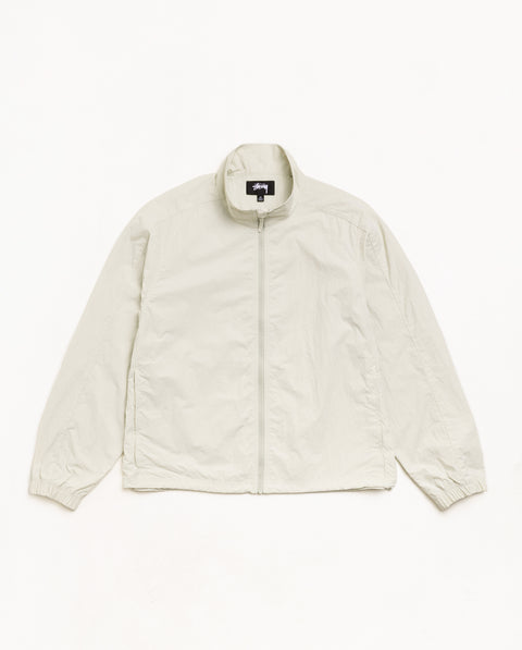 Lightweight Mock Jacket Unisex Long Sleeve In Bone