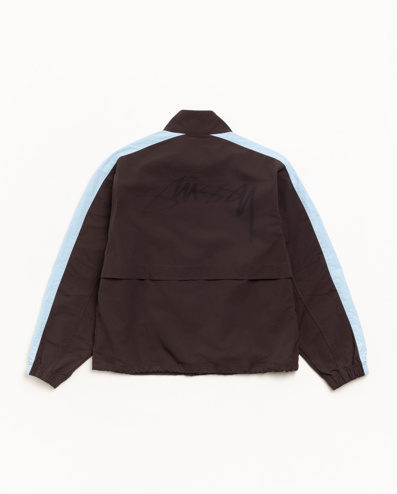 Lightweight Mock Jacket Mens Long Sleeve In Brown