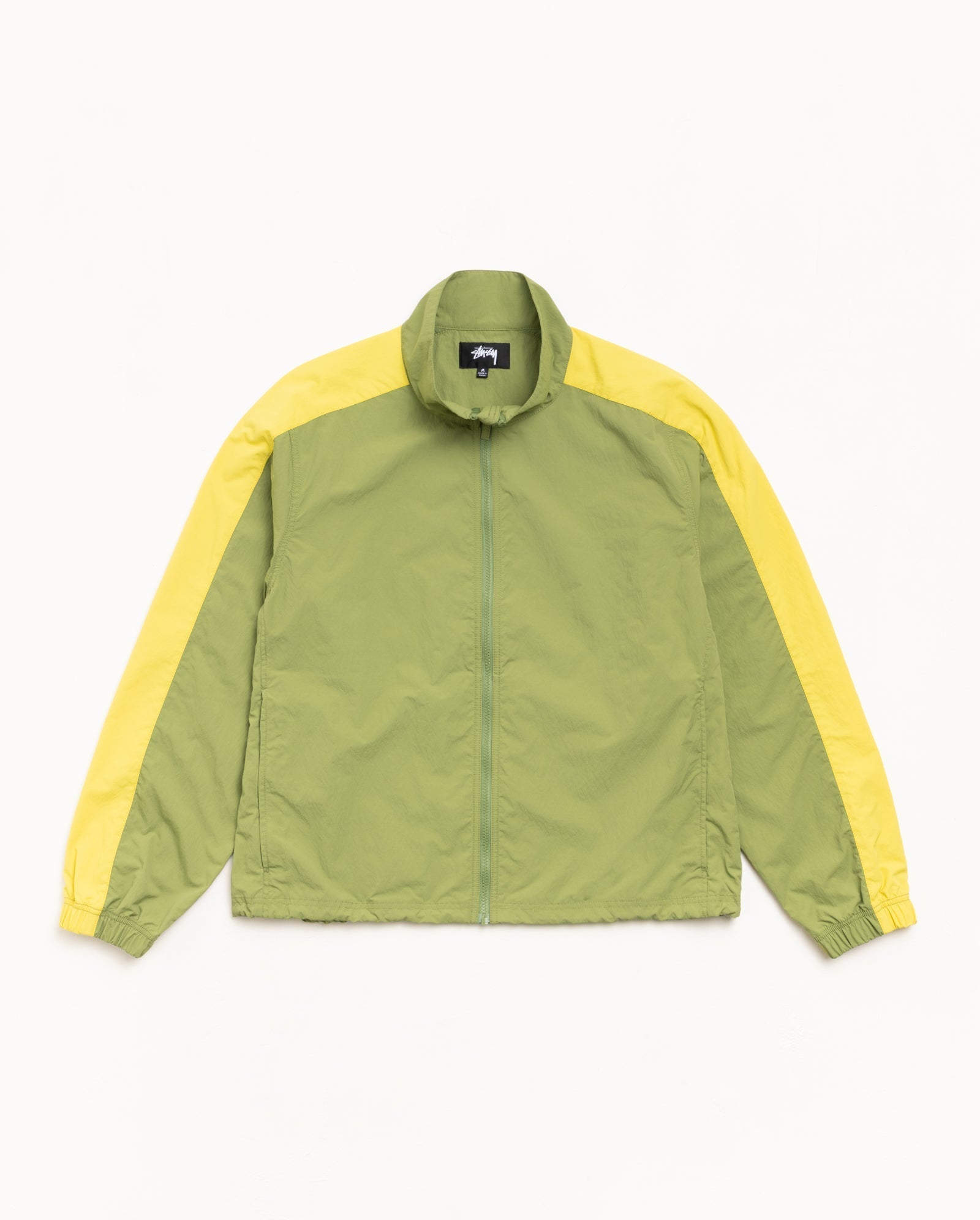 Lightweight Mock Jacket Mens Long Sleeve In Green