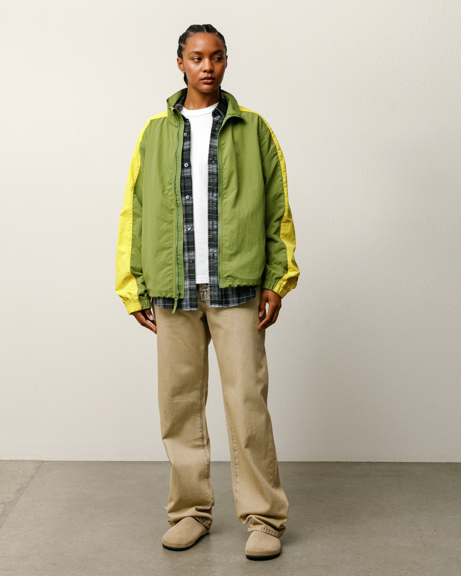 Lightweight Mock Jacket – Green | Outerwear | Stüssy UK