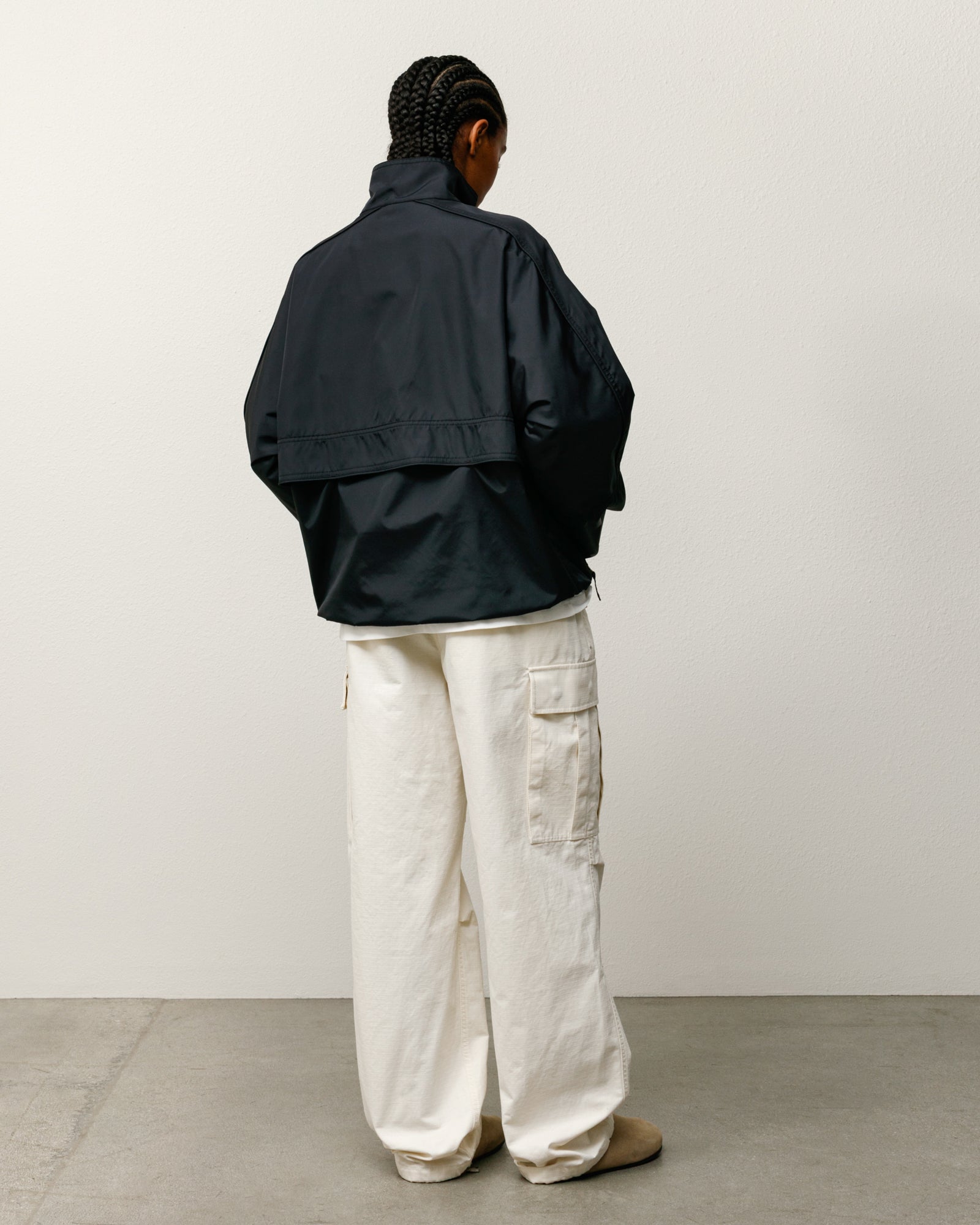 Lightweight Pullover Jacket – Black | Outerwear | Stüssy UK