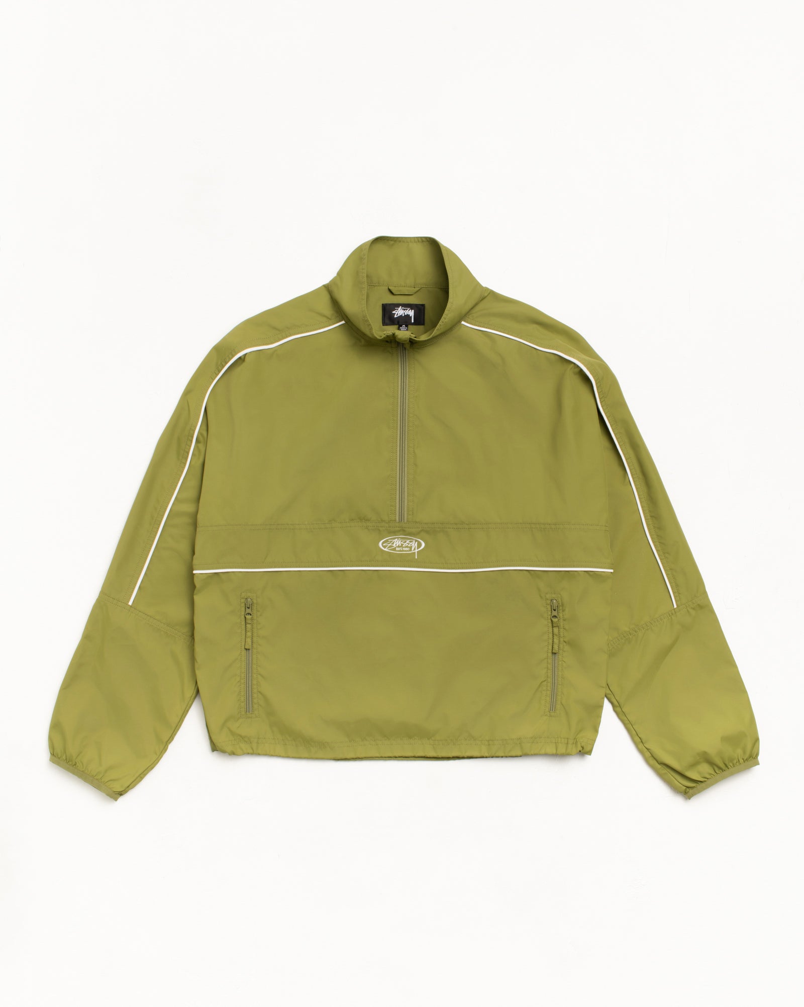 Lightweight Pullover Jacket Outerwear in the colour Olive