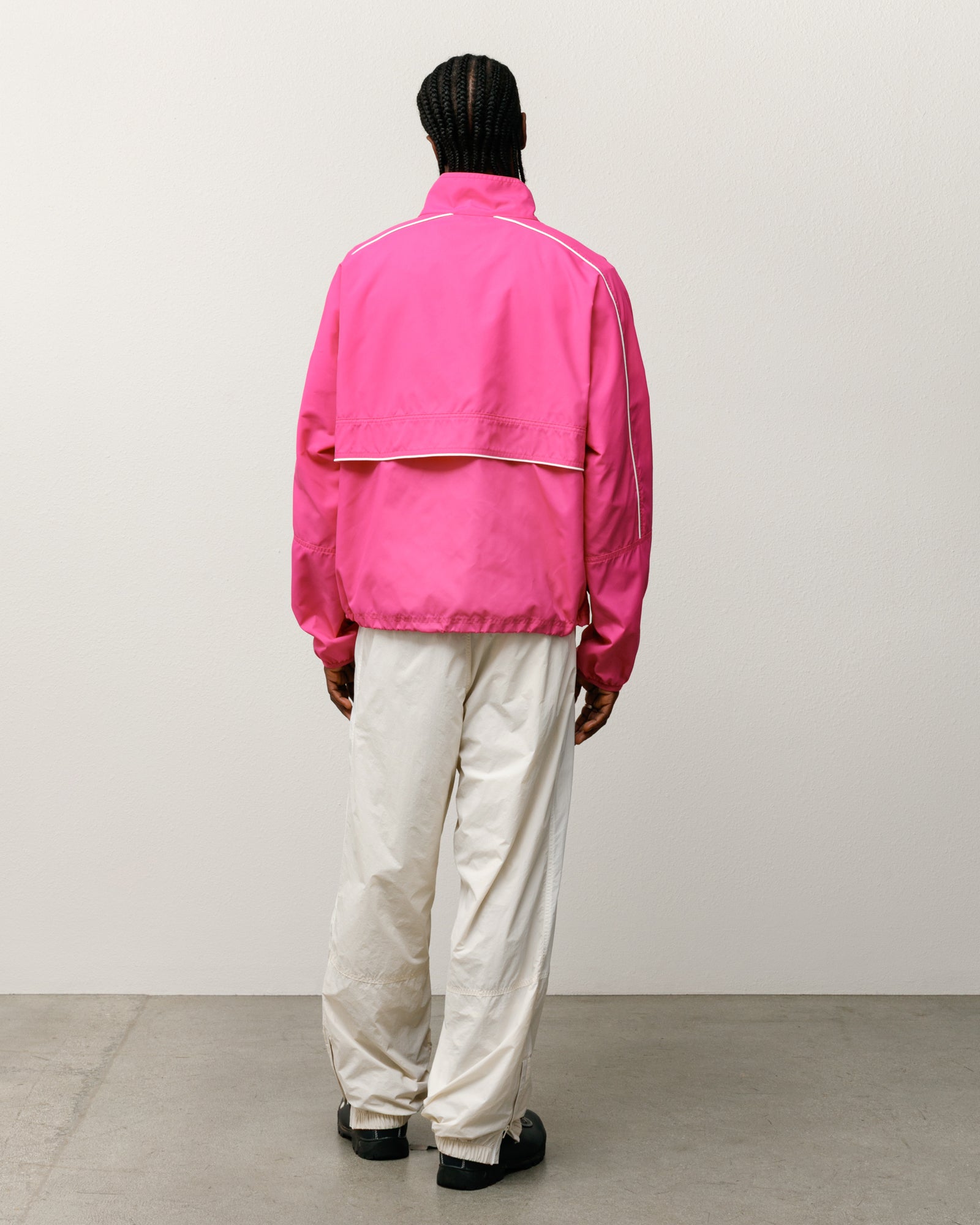 Lightweight Pullover Jacket Mens Long Sleeve In Pink
