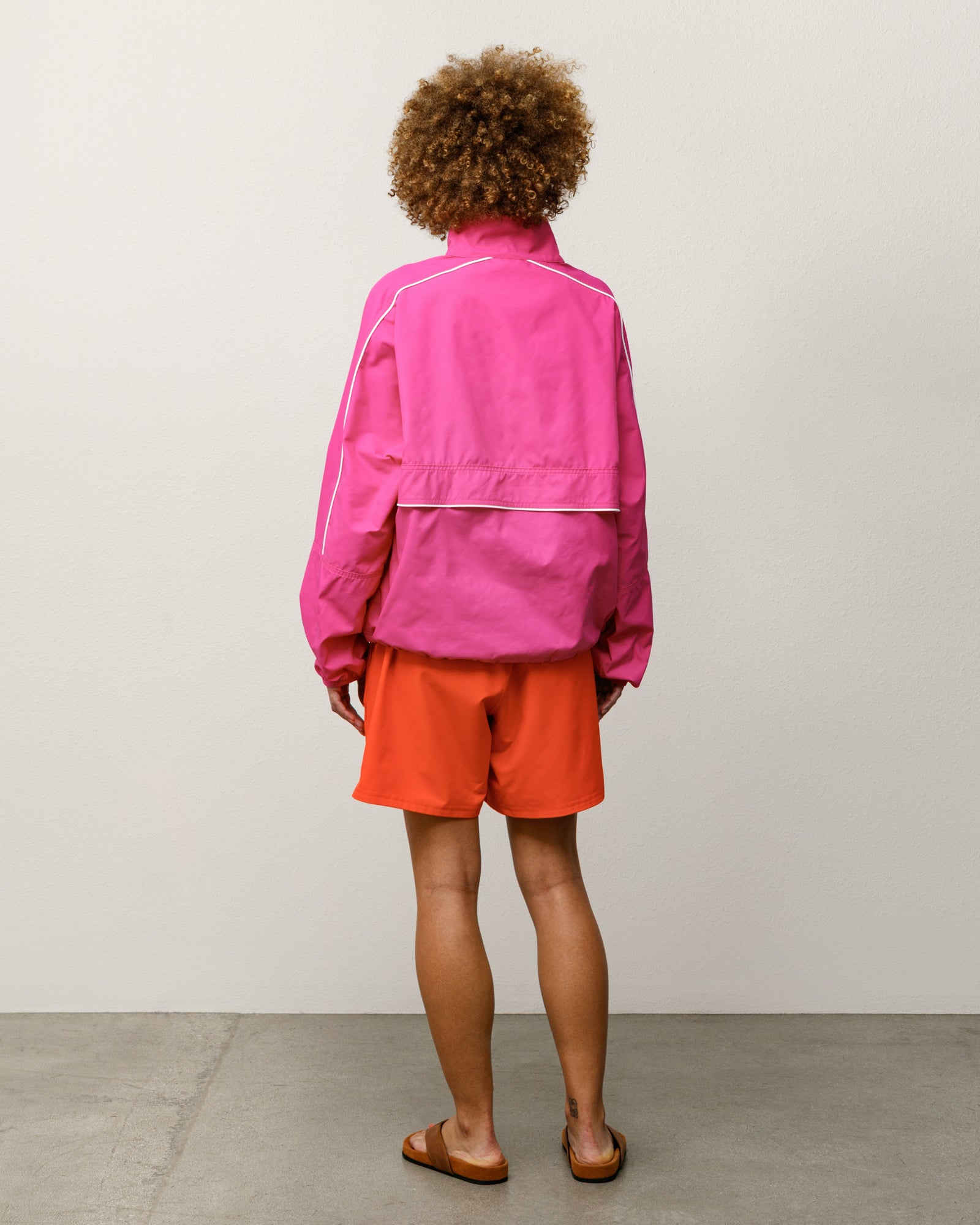 Lightweight Pullover Jacket Mens Long Sleeve In Pink