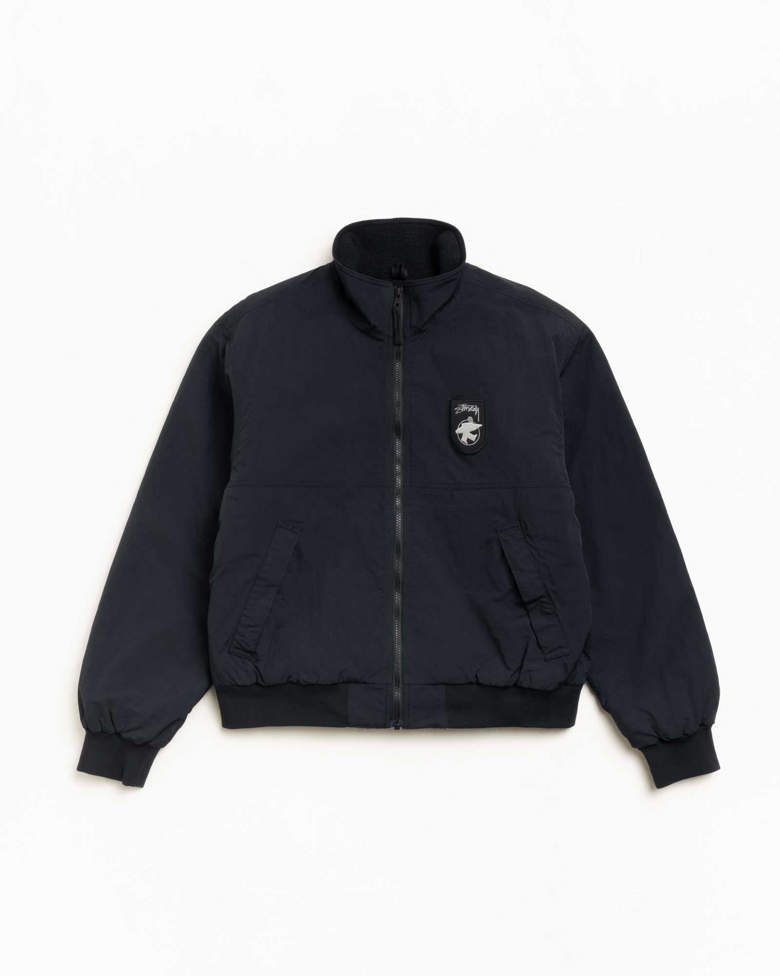 Polar Fleece Lined Jacket – Black | Outerwear | Stüssy UK