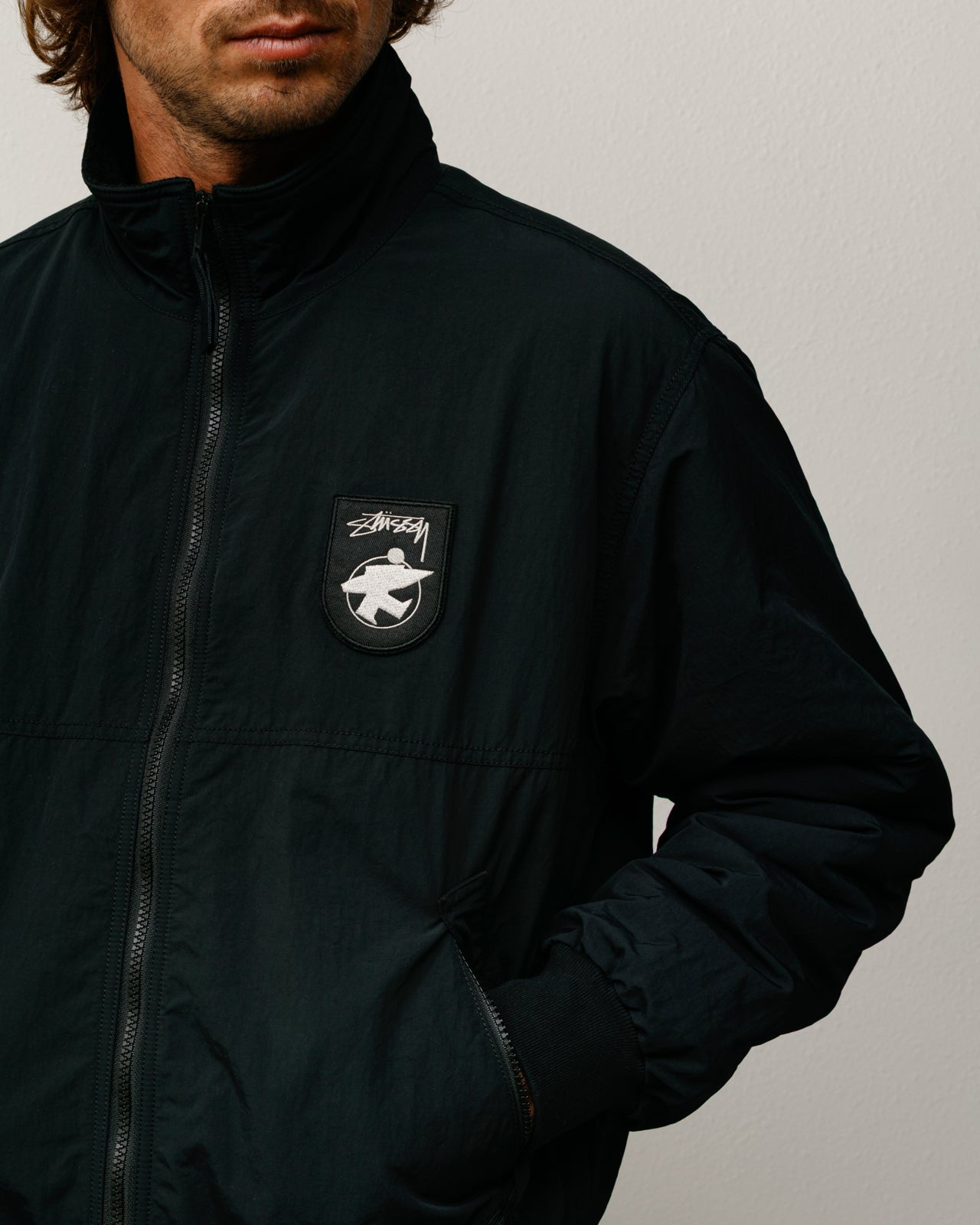 Polar Fleece Lined Jacket – Black | Outerwear | Stüssy UK