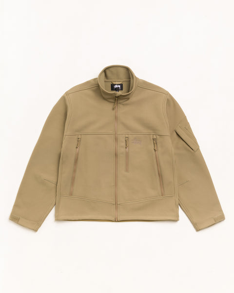 Soft Shell Jacket Unisex Long Sleeve In Coyote