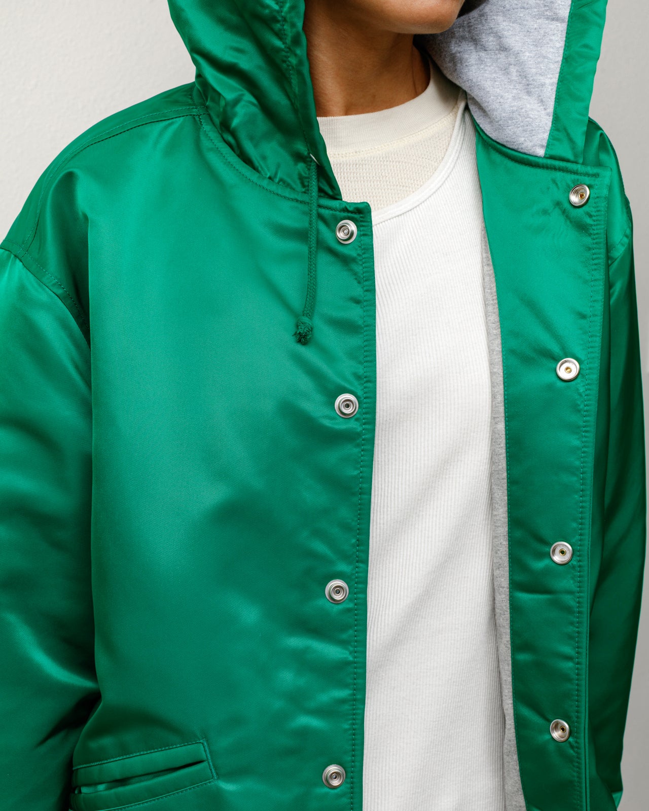 Hooded Coaches Jacket – Green | Outerwear | Stüssy UK