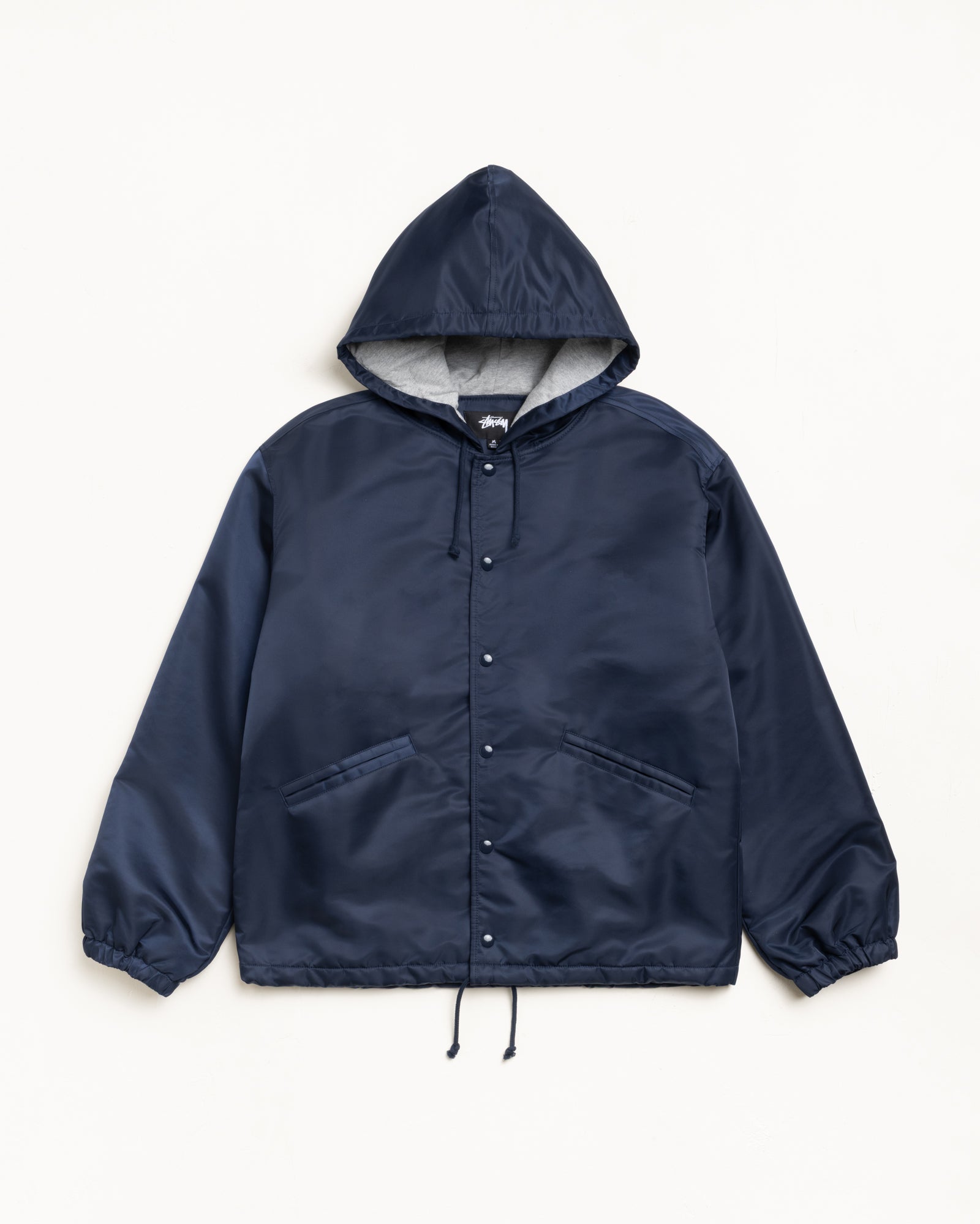 Hooded Coaches Jacket – Navy | Outerwear | Stüssy UK