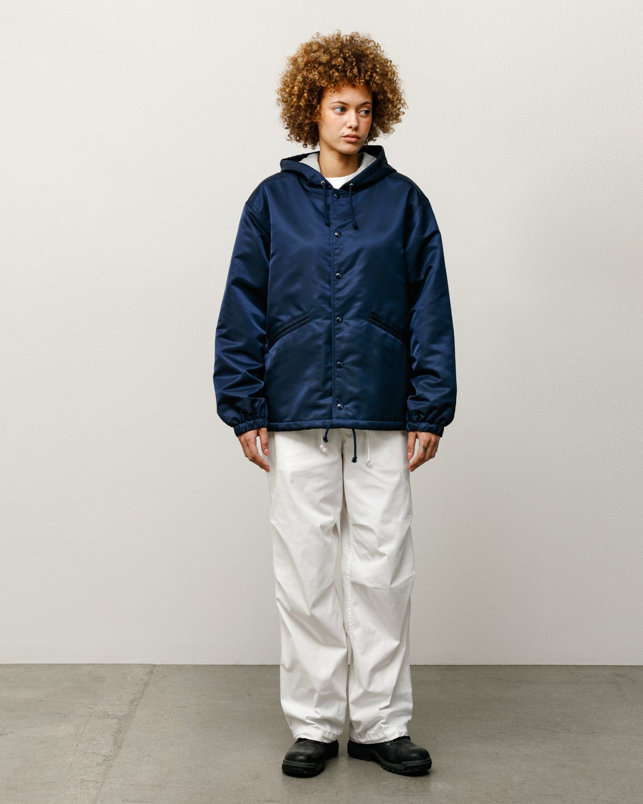 Hooded Coaches Jacket – Navy | Outerwear | Stüssy UK