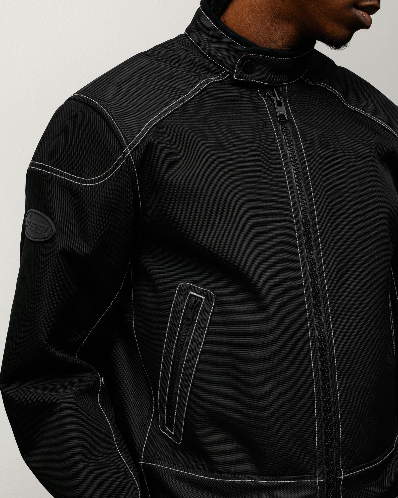 Moto Jacket – Black | Outerwear | Stüssy UK