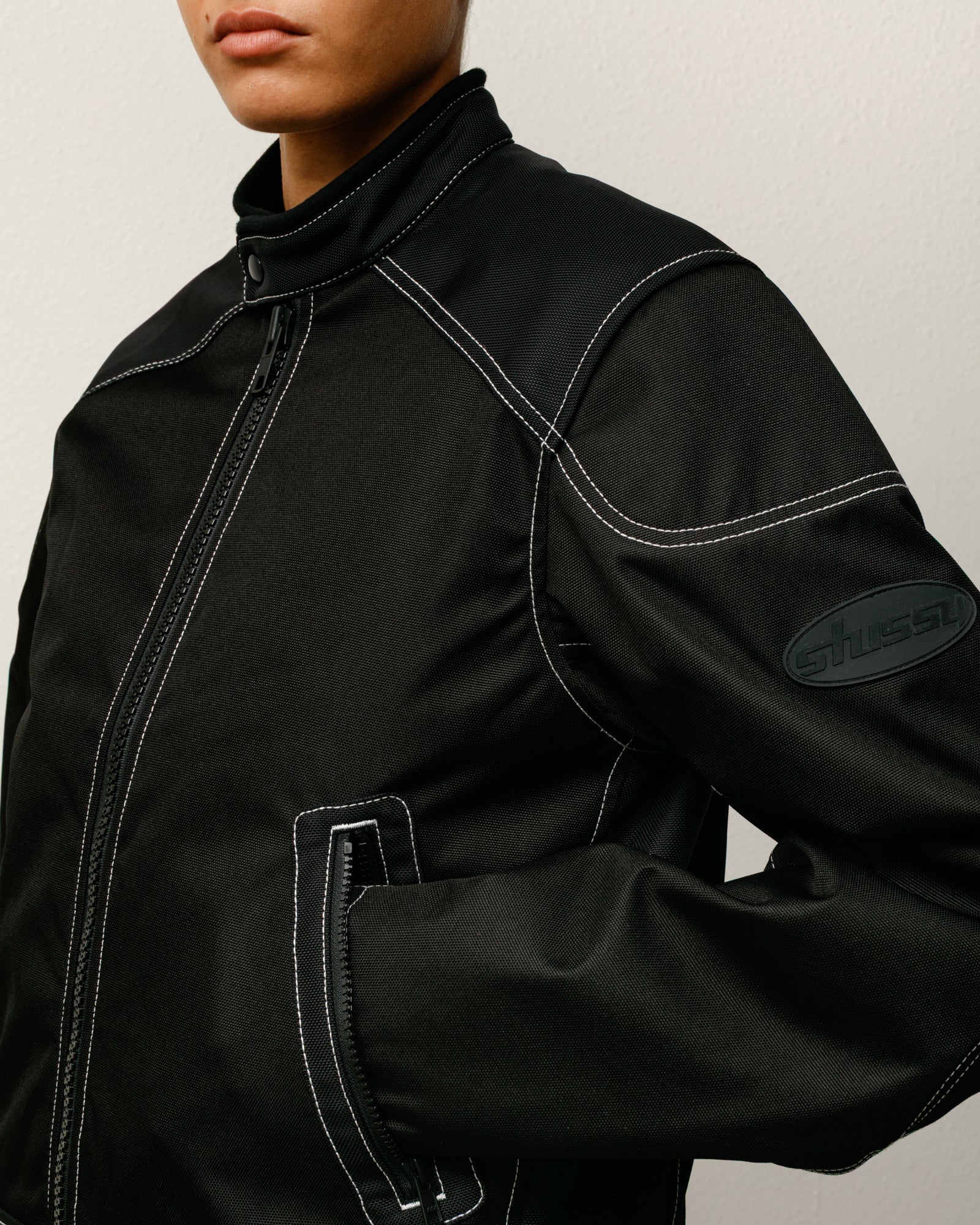 最終値下げ‼️STUSSY 23SS TWILL MOTO ZIP JACKET Moto Jacket – Black | Outerwear | Stüssy UK