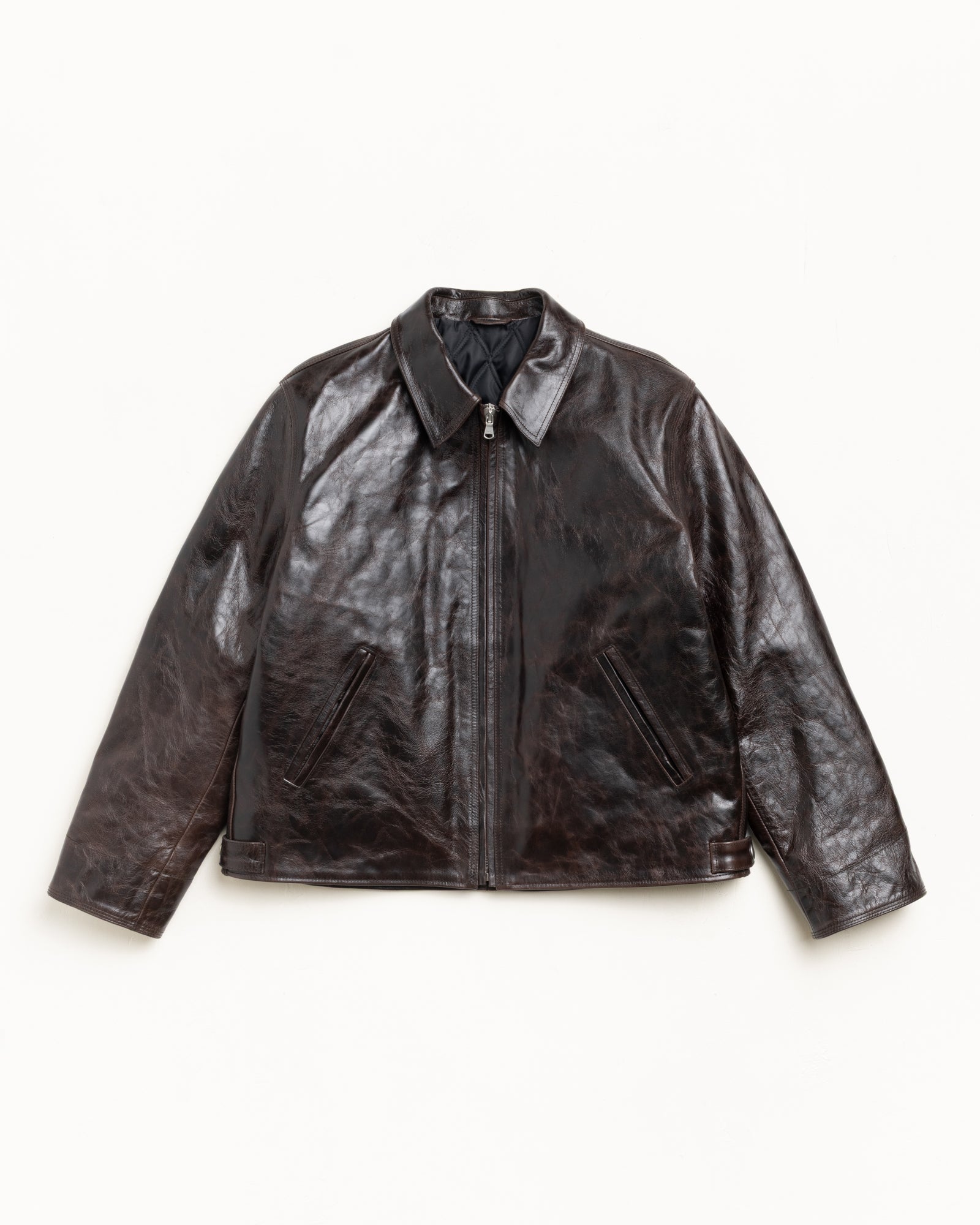 Stussy Garage Jacket Leather ジャケット レザー M Garage Jacket Leather – Dark Brown | Outerwear | Stüssy UK
