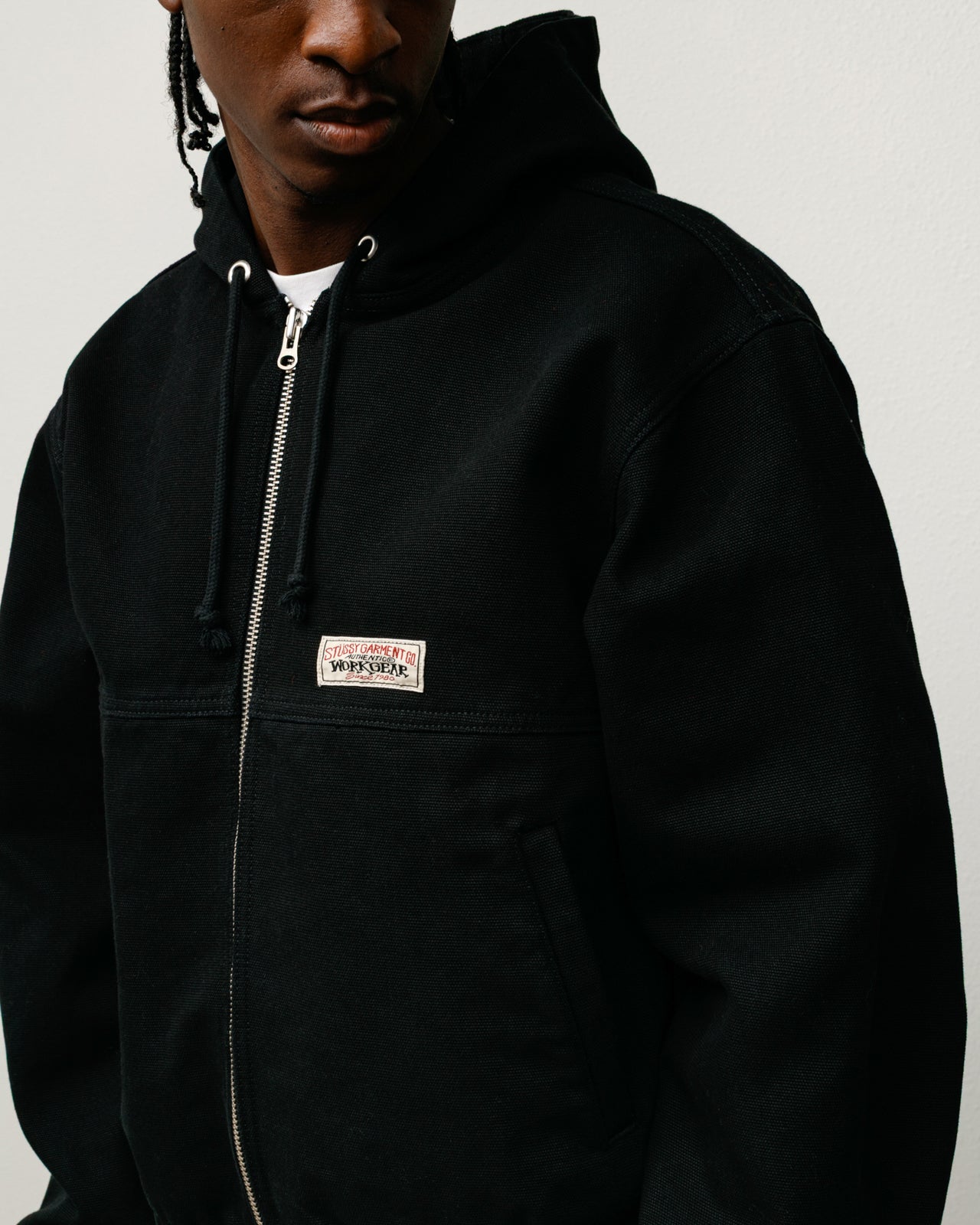 Work Jacket Unlined Canvas – Black | Outerwear | Stüssy UK Work Jacket Unlined Canvas – Black | Outerwear | Stüssy UK