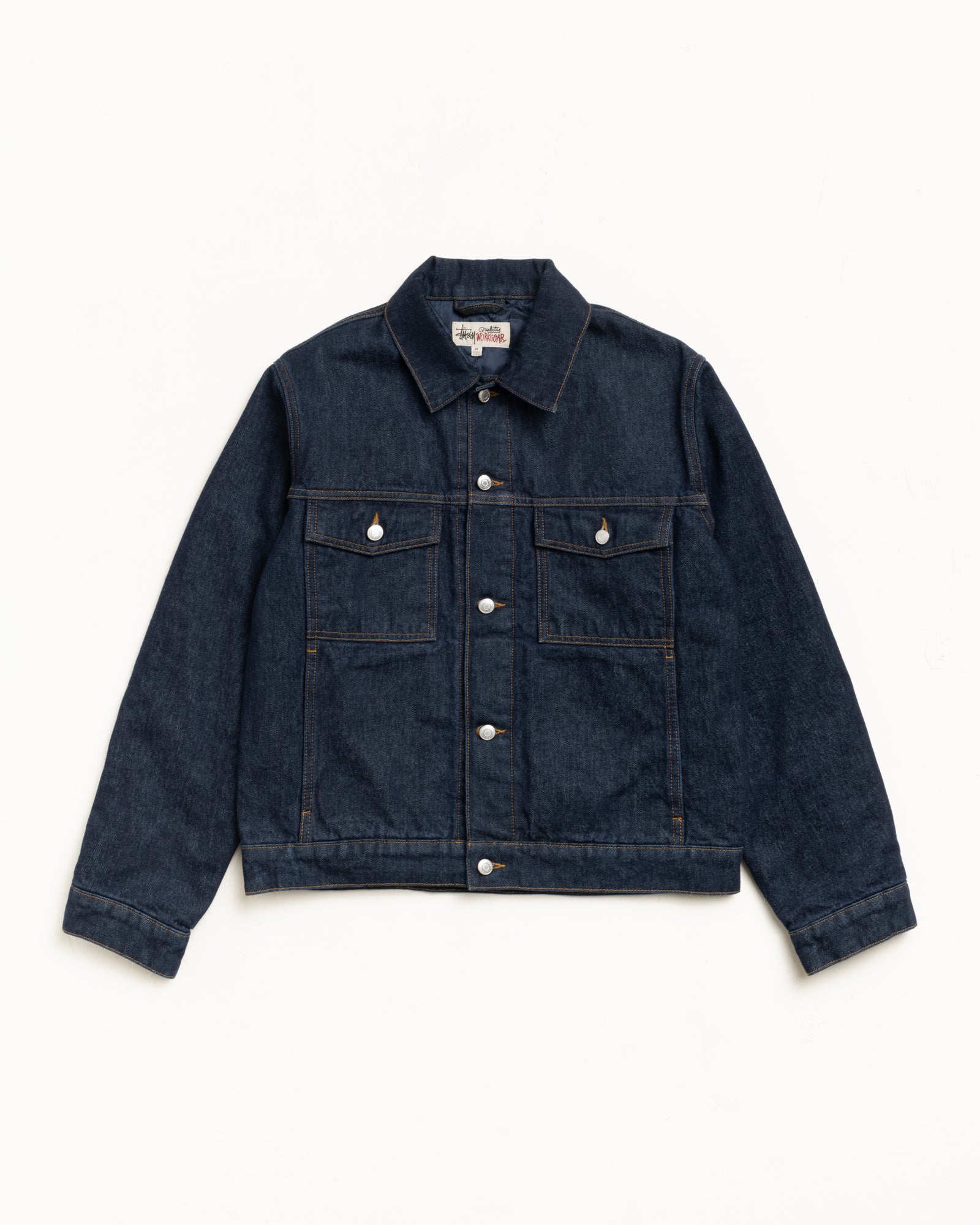 Lined Denim Trucker – Rinsed Indigo | Outerwear | Stüssy UK